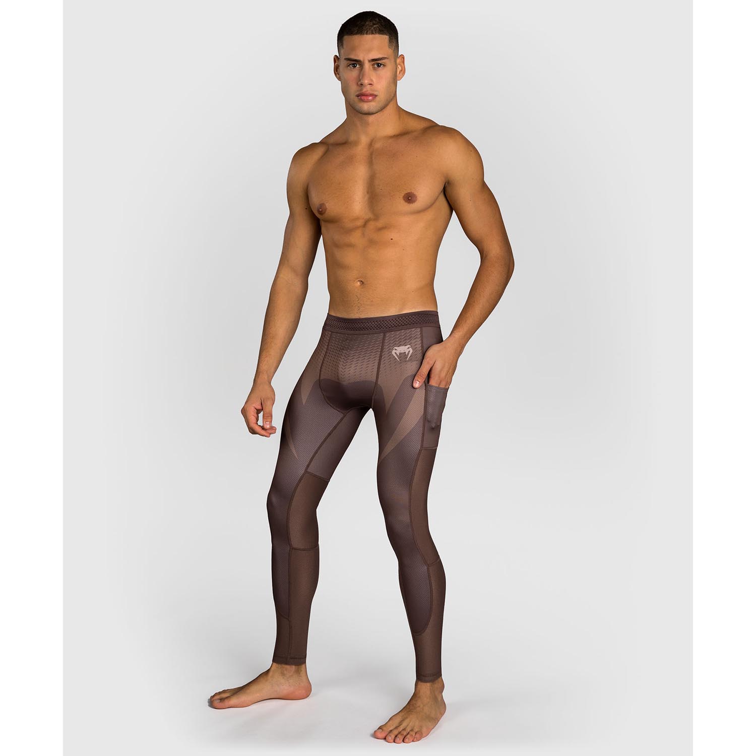 VENUM Compression Pants, No Gi, brown, XL