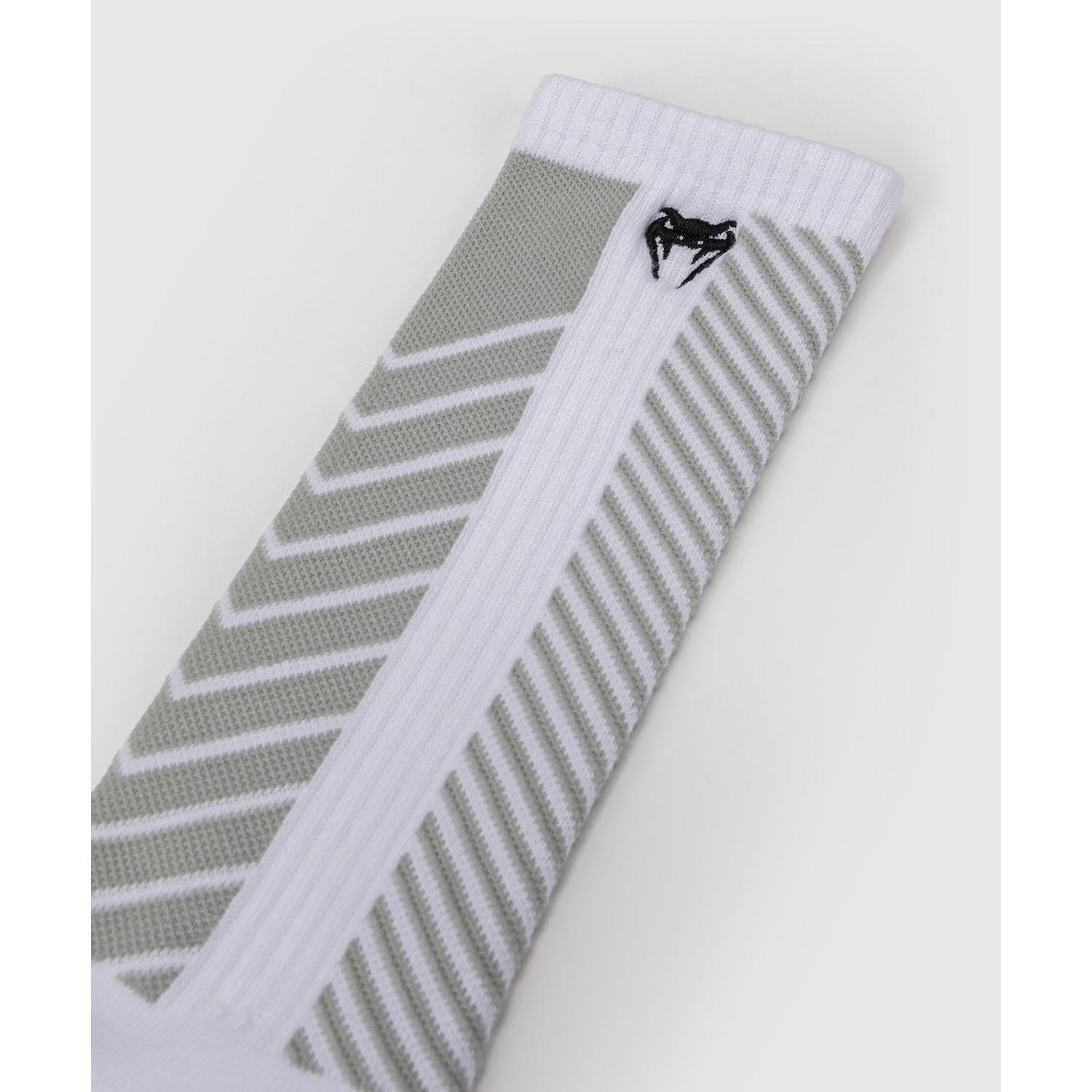 VENUM Socks, Vector Over-the-Calf, white-grey, M