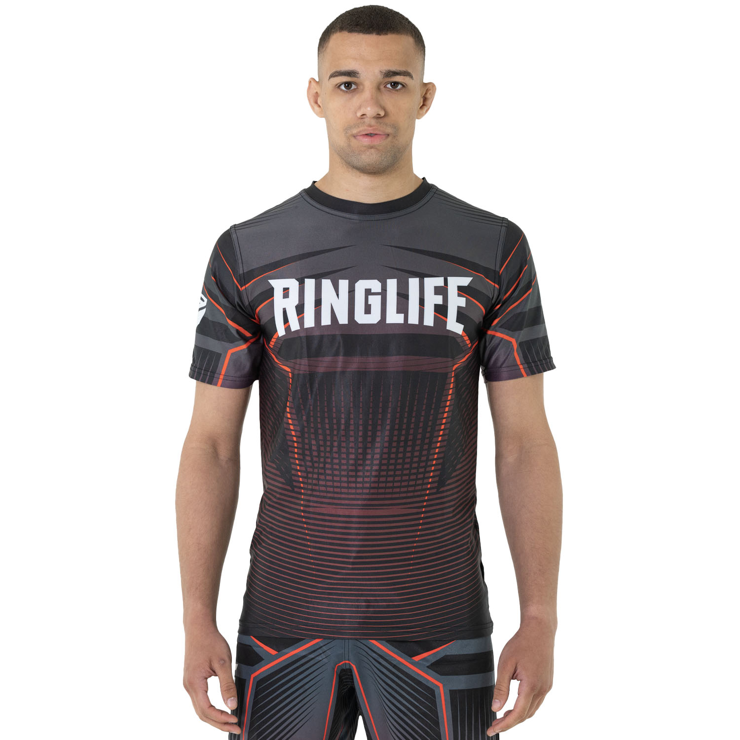 RINGLIFE Functional Shirt - Octaring schwarz-rot XXL