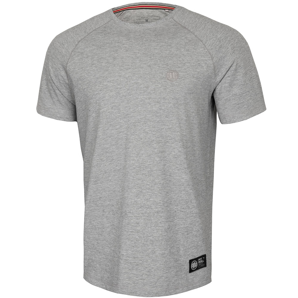 Pit Bull West Coast T-Shirt, Spandex, Small Logo, grey
