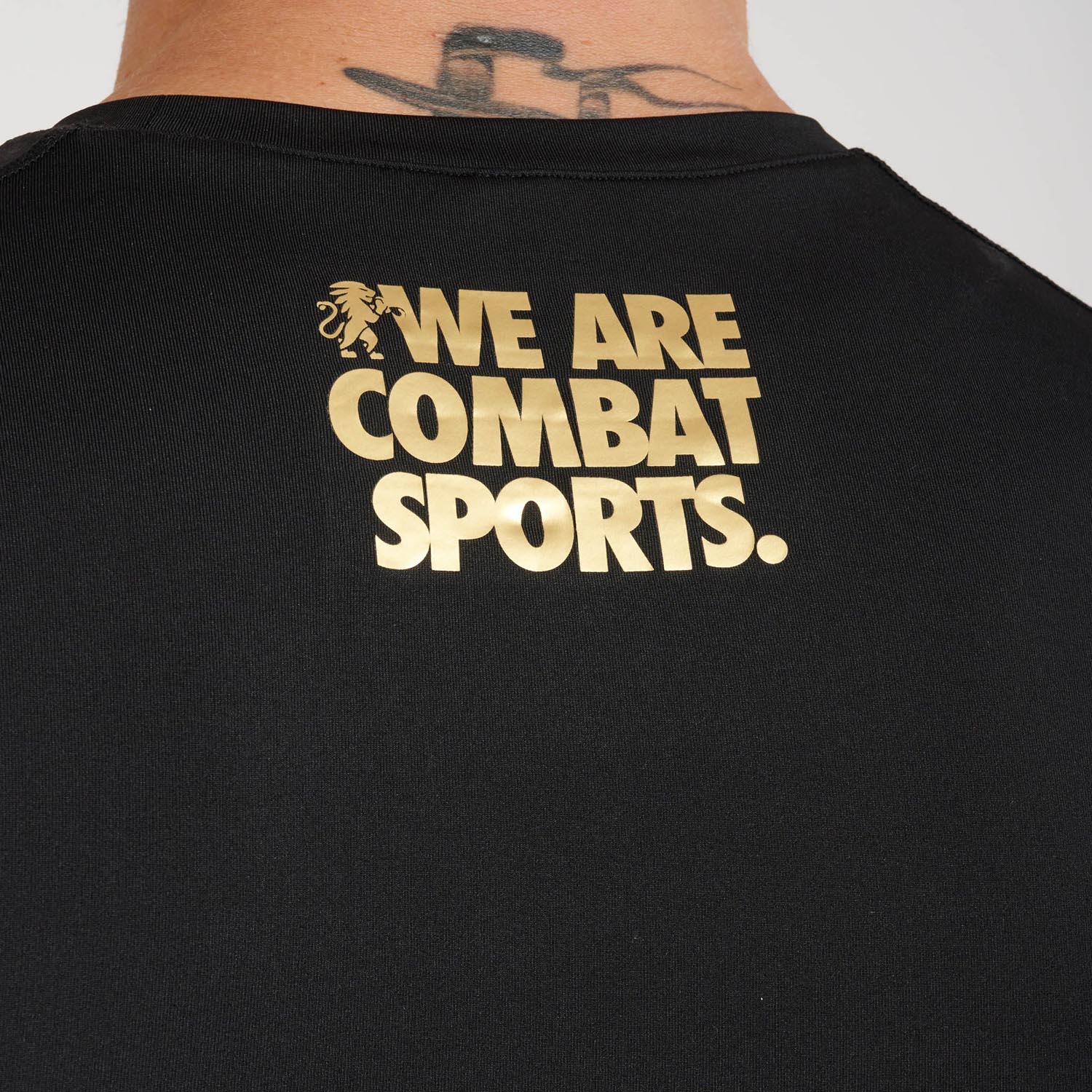 LEONE Rashguard, S/S, DNA, black-gold, XXL