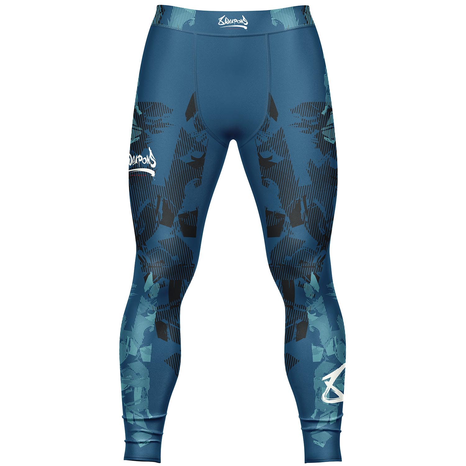 8 WEAPONS Compression Pants, Hit 2.0, navy-black, XXL
