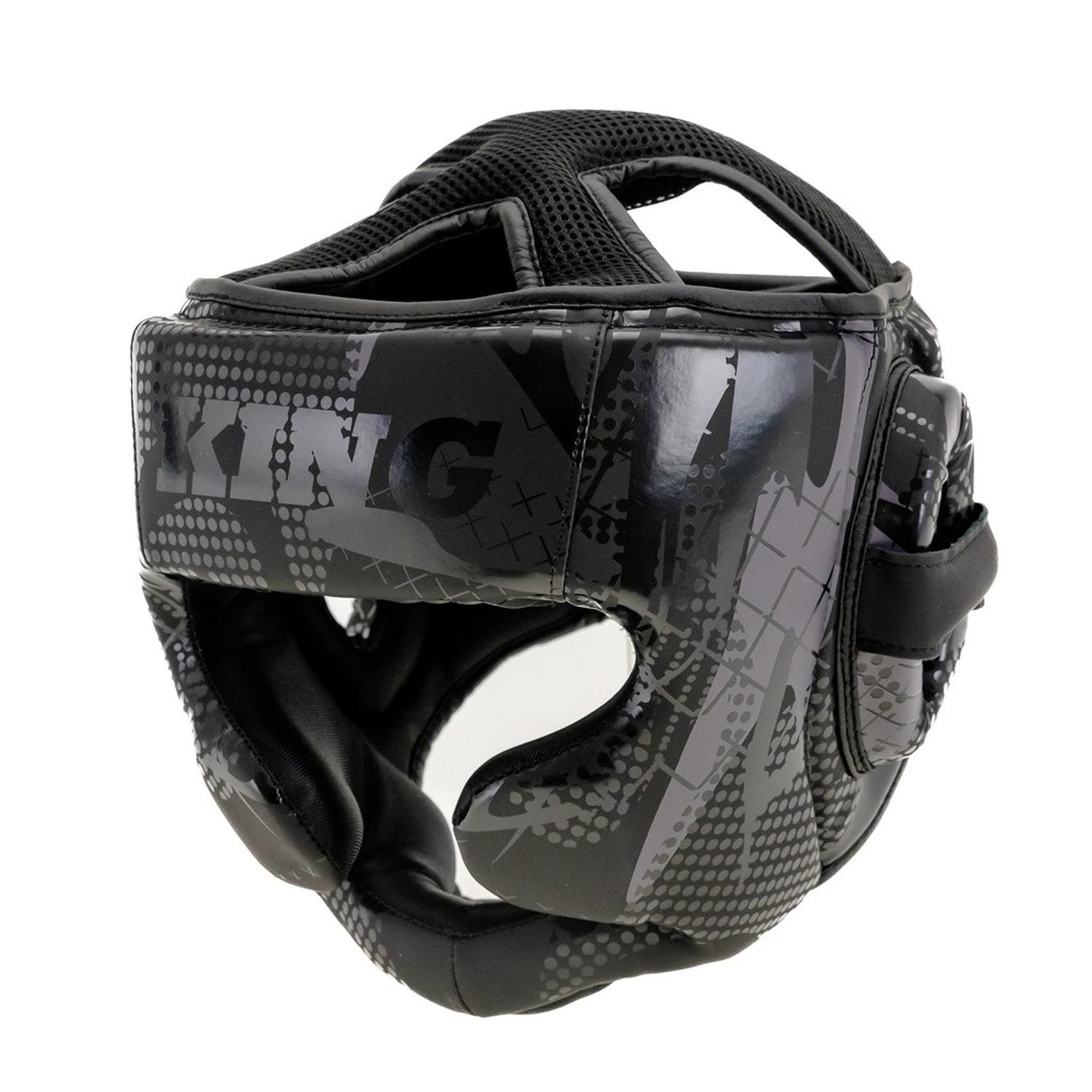 KING PRO BOXING Head Guard, Shogun 1, black-black, L
