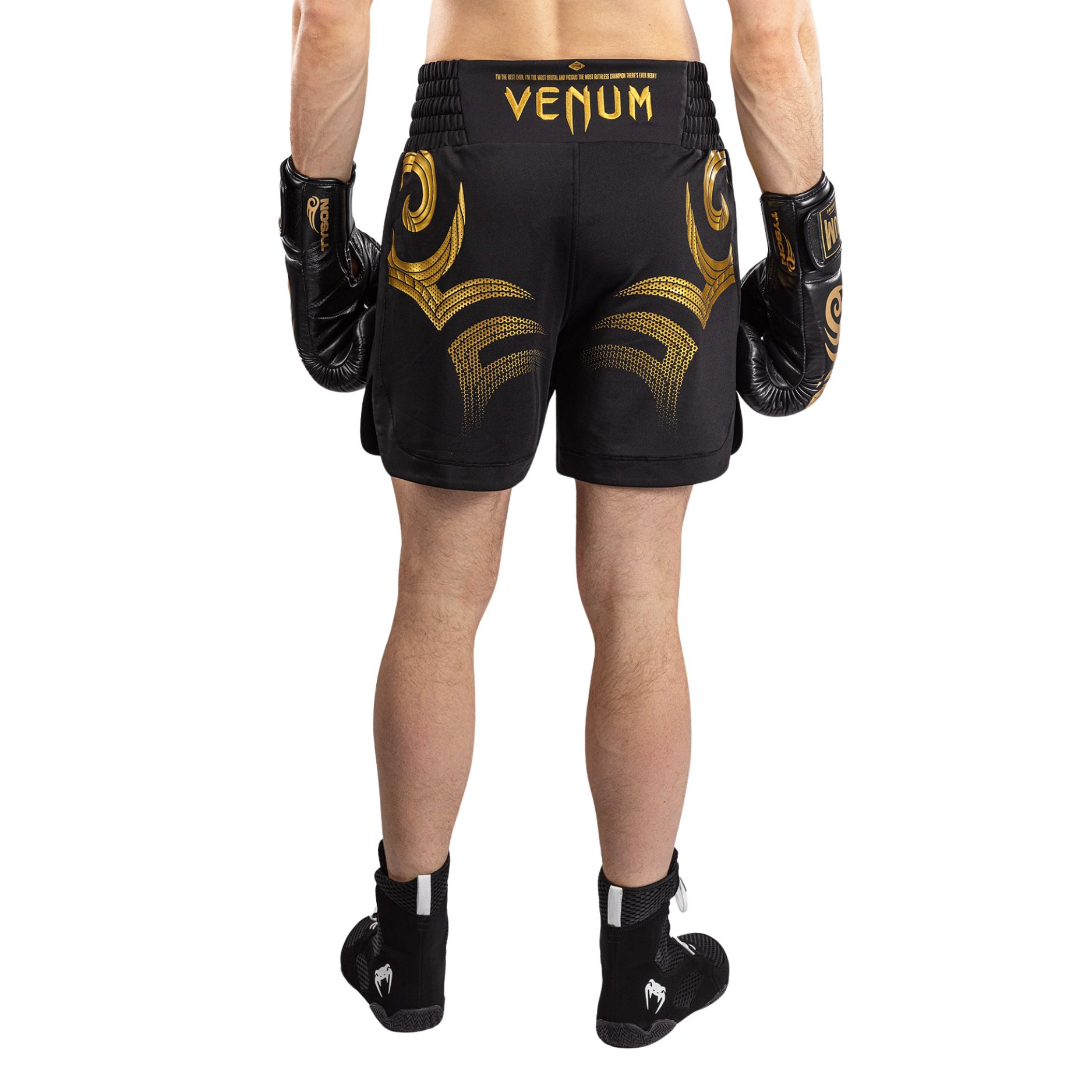 VENUM Boxing Shorts, Mike Tyson Tiger, black-gold, XXL