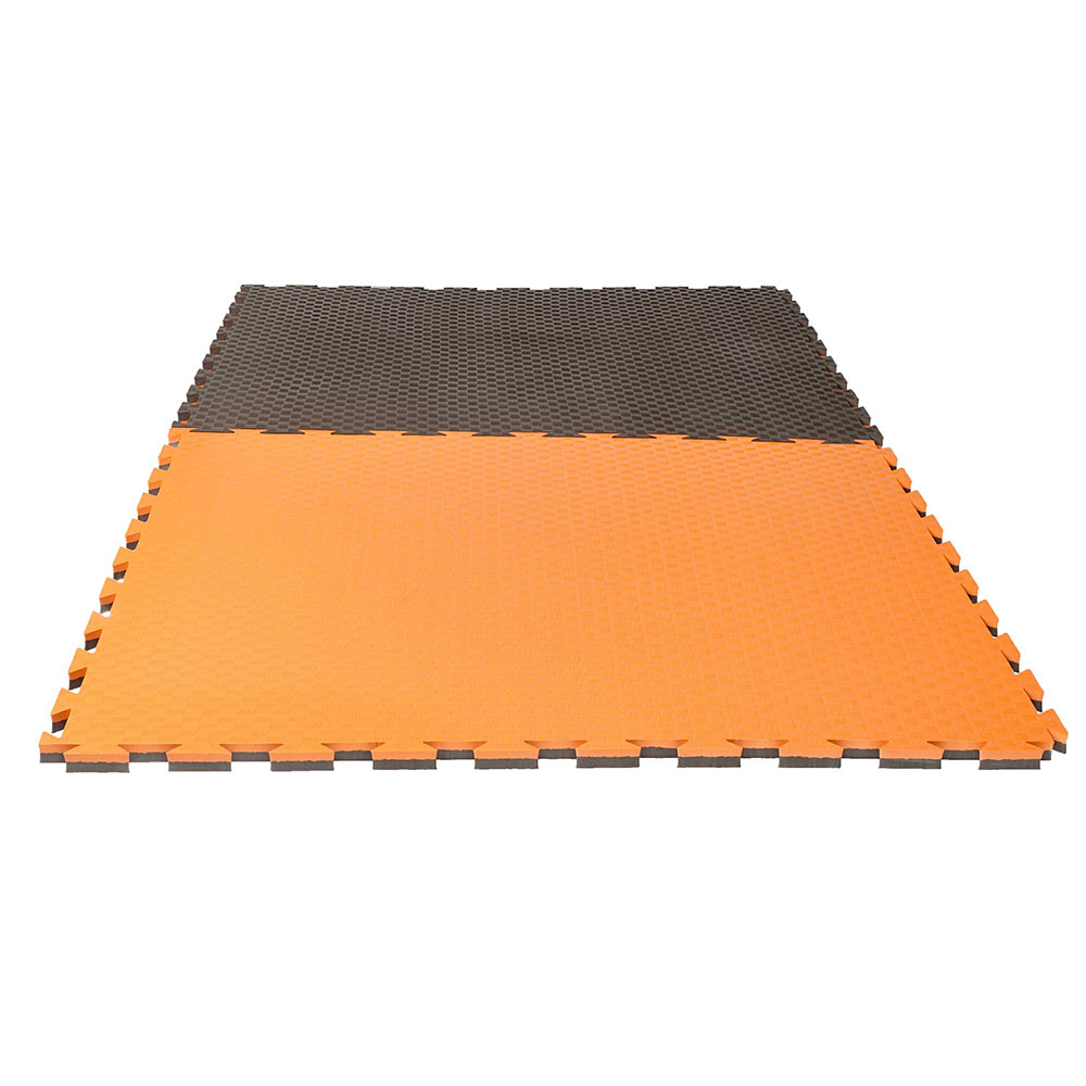 Ju-Sports Puzzle Mat, Pro Checker, grey-orange, 2 cm