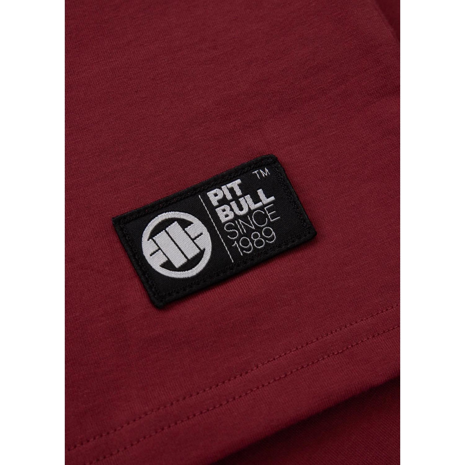 Pit Bull West Coast, T-Shirt, San Diego CA BLACK, black-wine red, XXXL