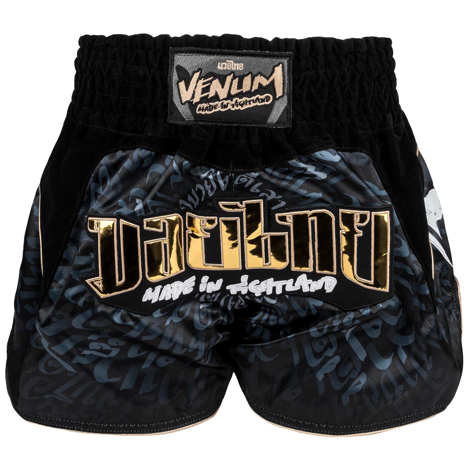 VENUM Muay Thai Shorts, Attack, black-grey, XXL