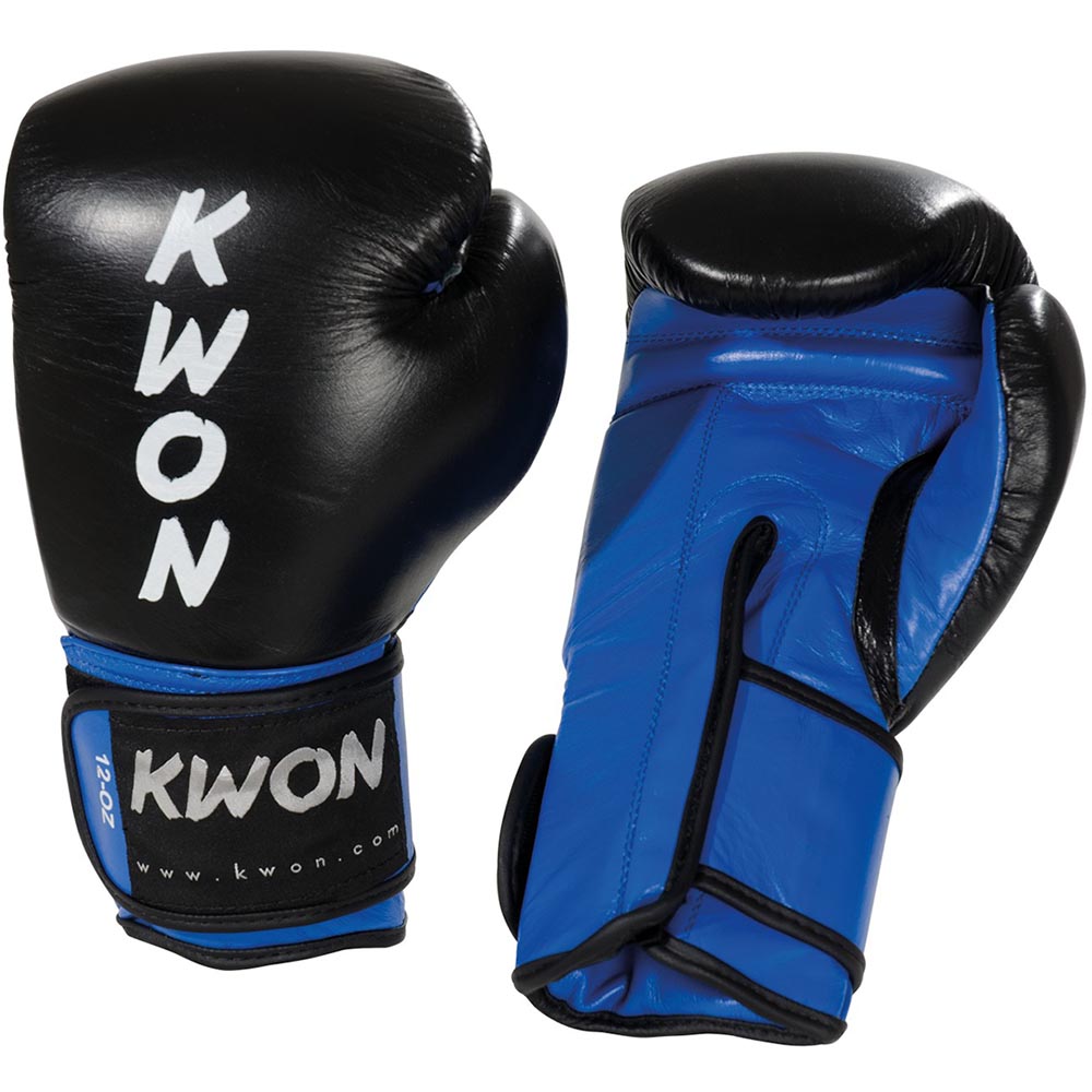 KWON Boxhandschuhe, KO Champ, schwarz-blau