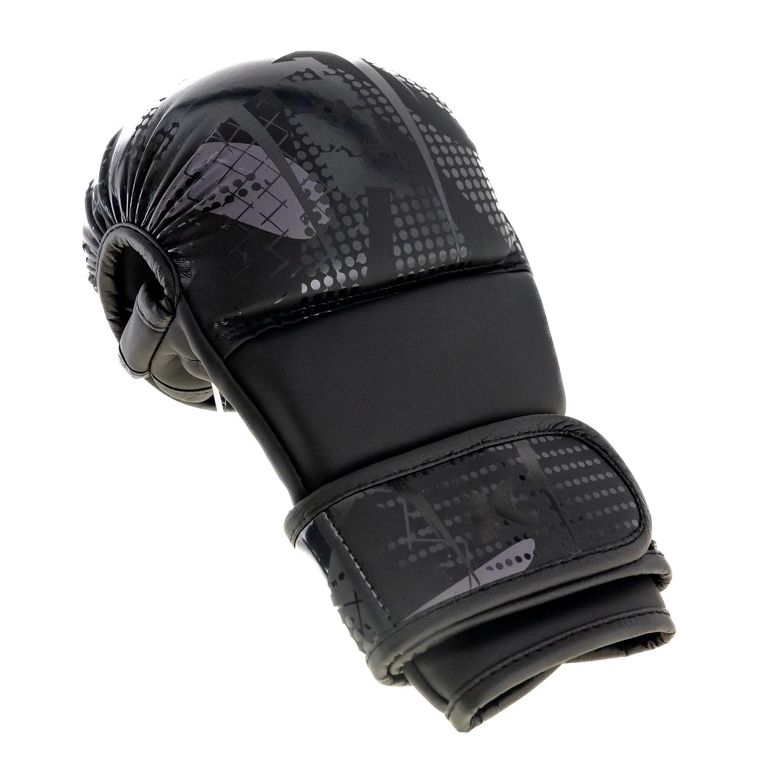 KING PRO BOXING MMA Sparring Gloves, Shogun 1, black-black, L