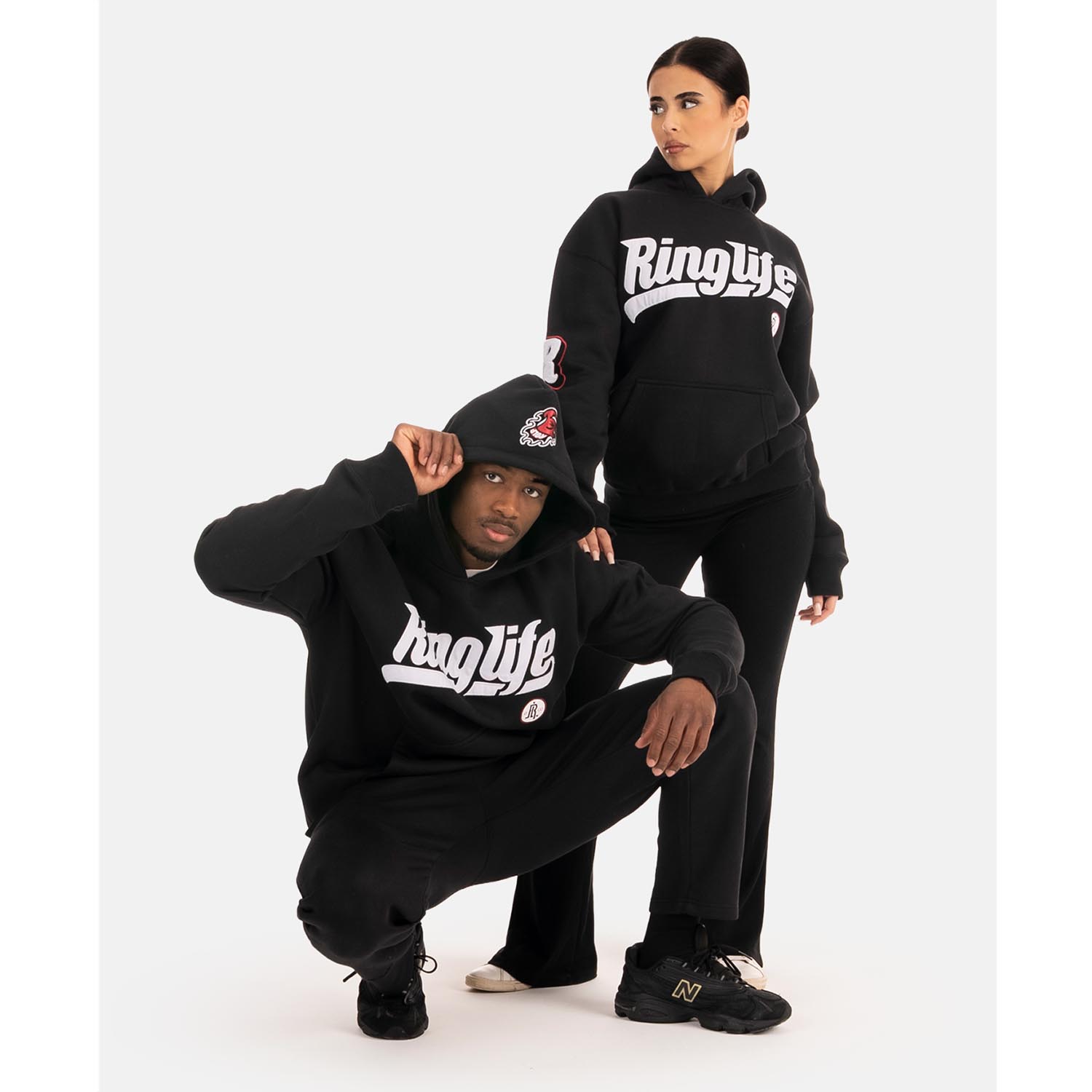 RINGLIFE Hoodie, College, black, S
