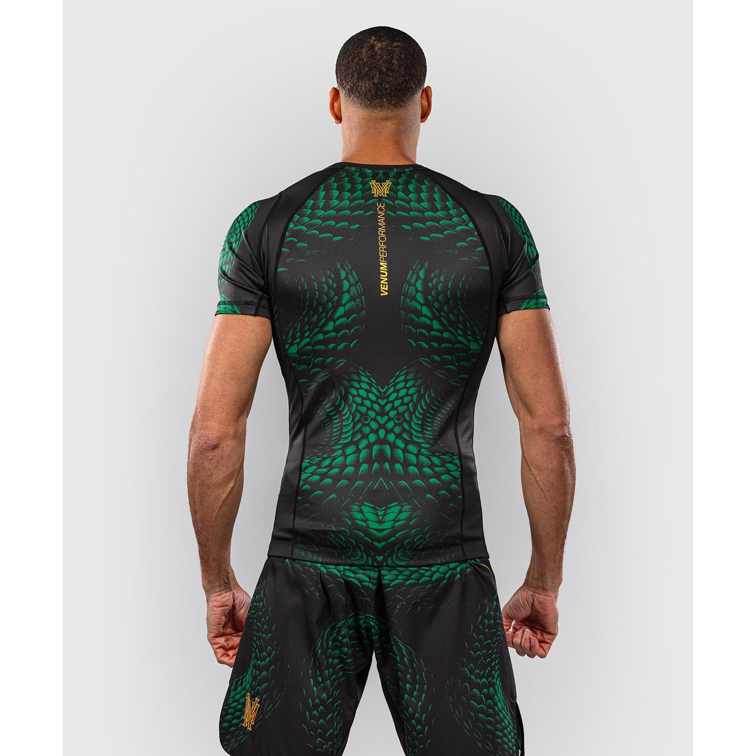 VENUM Rashguard, S/S, Matupa, black-green-gold, M