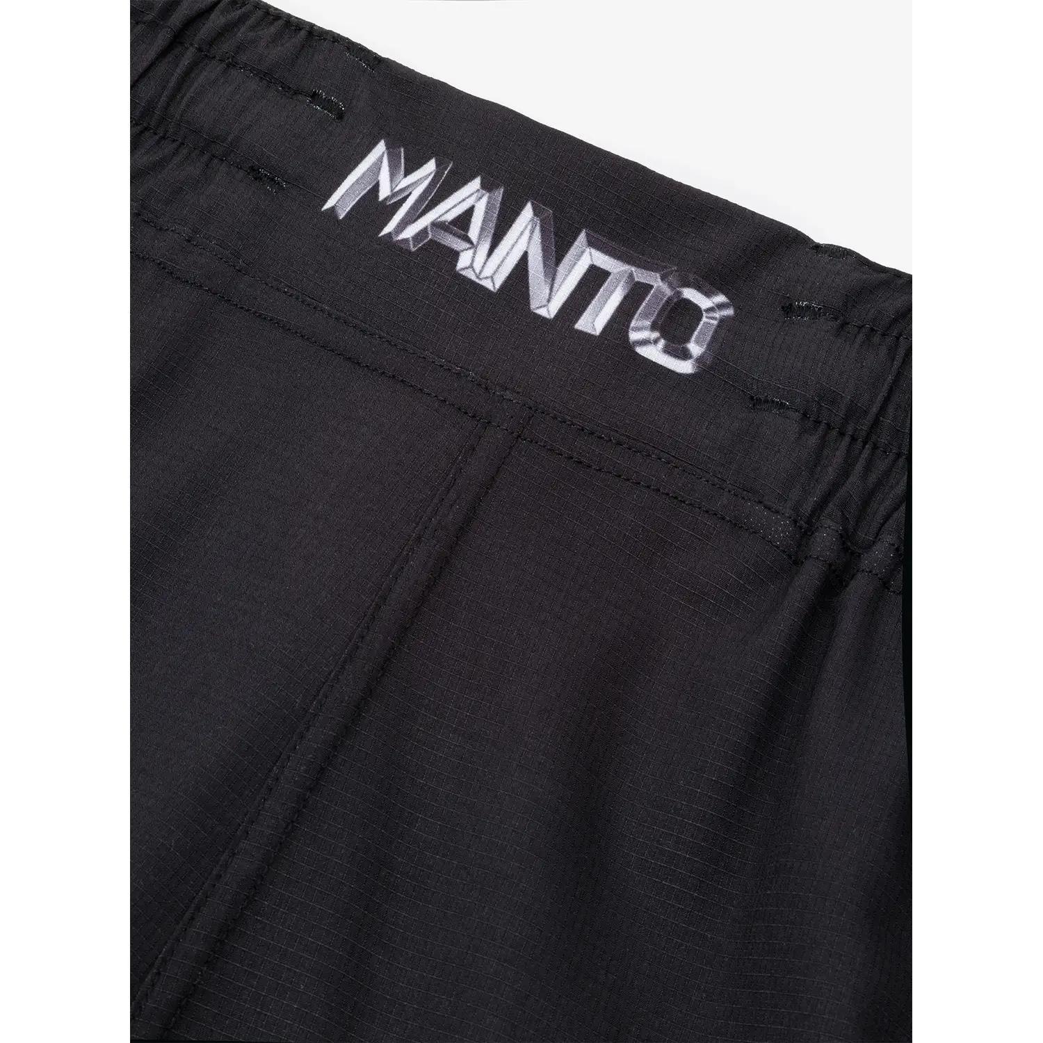 MANTO MMA Fight Shorts, Metal, black, M