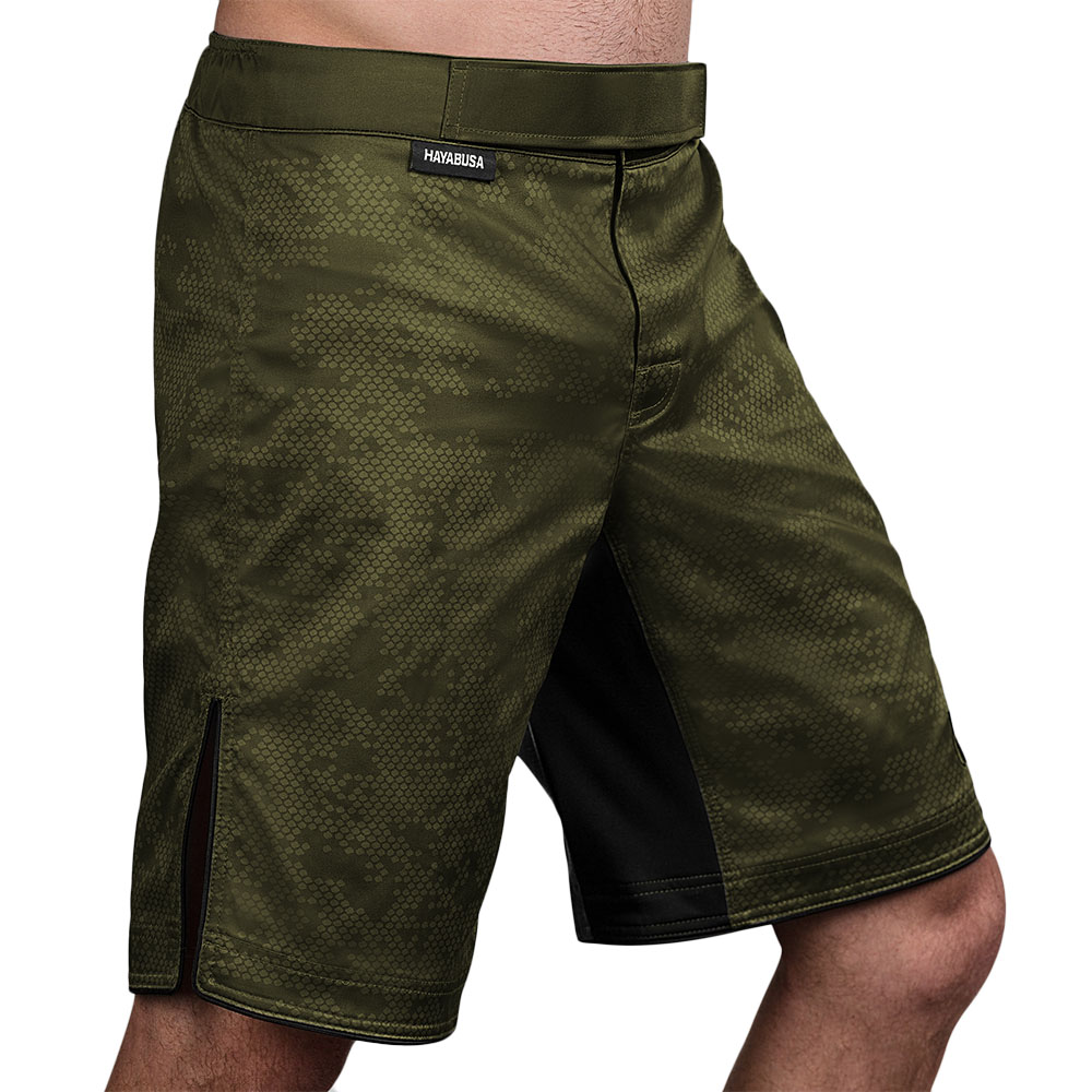 Hayabusa Fight Shorts, Hexagon, grün