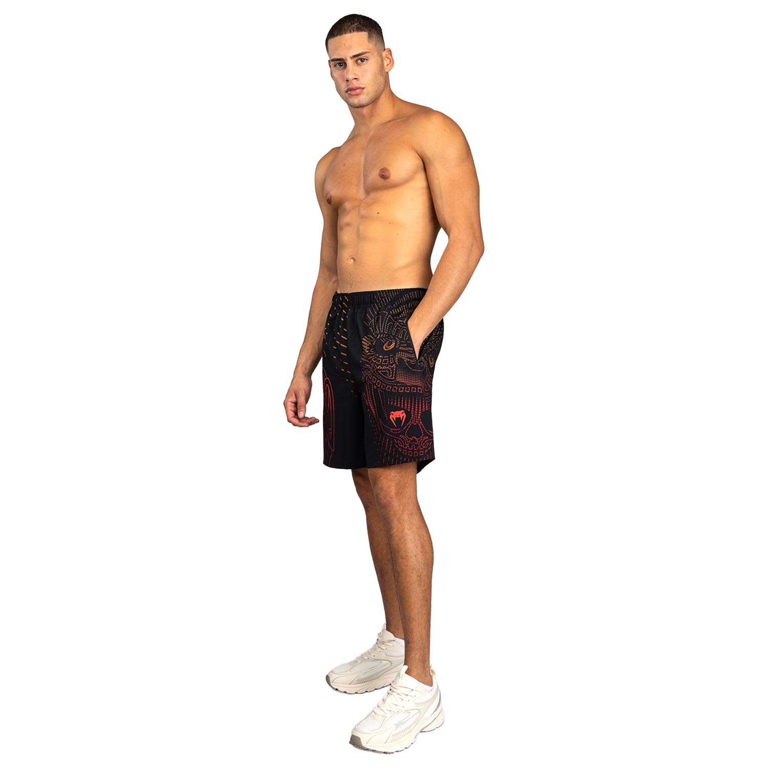 VENUM Trainingsshorts, Quetzel Fury, black-red, XL