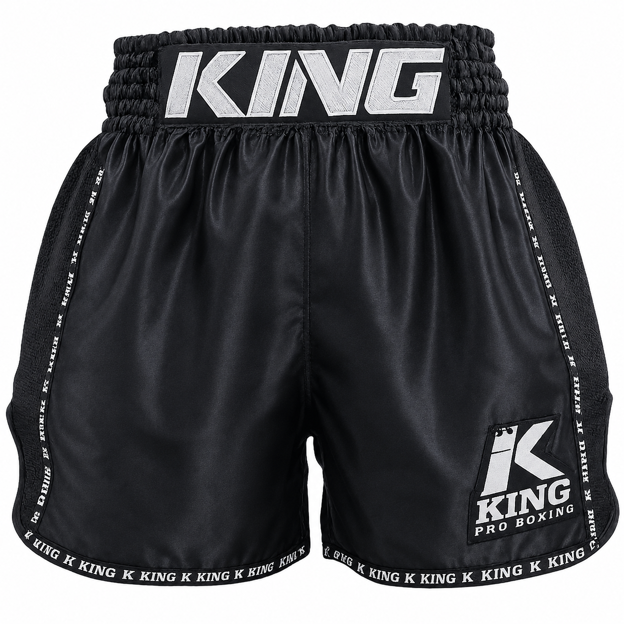KING PRO BOXING Muay Thai Shorts, Bangkok 1, black, S