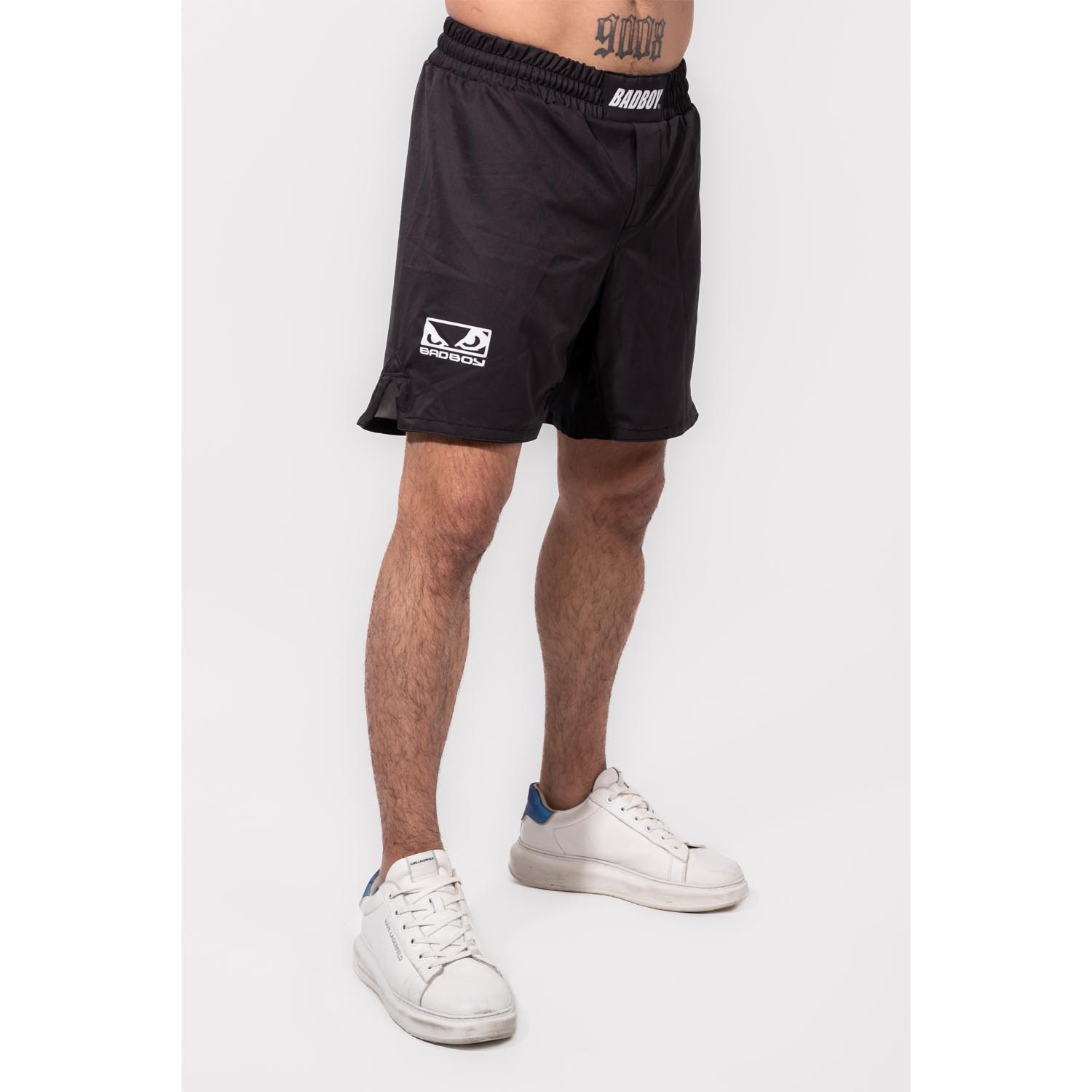 Bad Boy MMA Fight Shorts, Logo Classic, Built-In, black, XXL