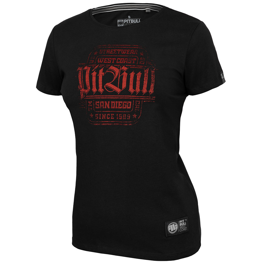 Pit Bull West Coast T-Shirt, Damen, San Diego, IV, schw