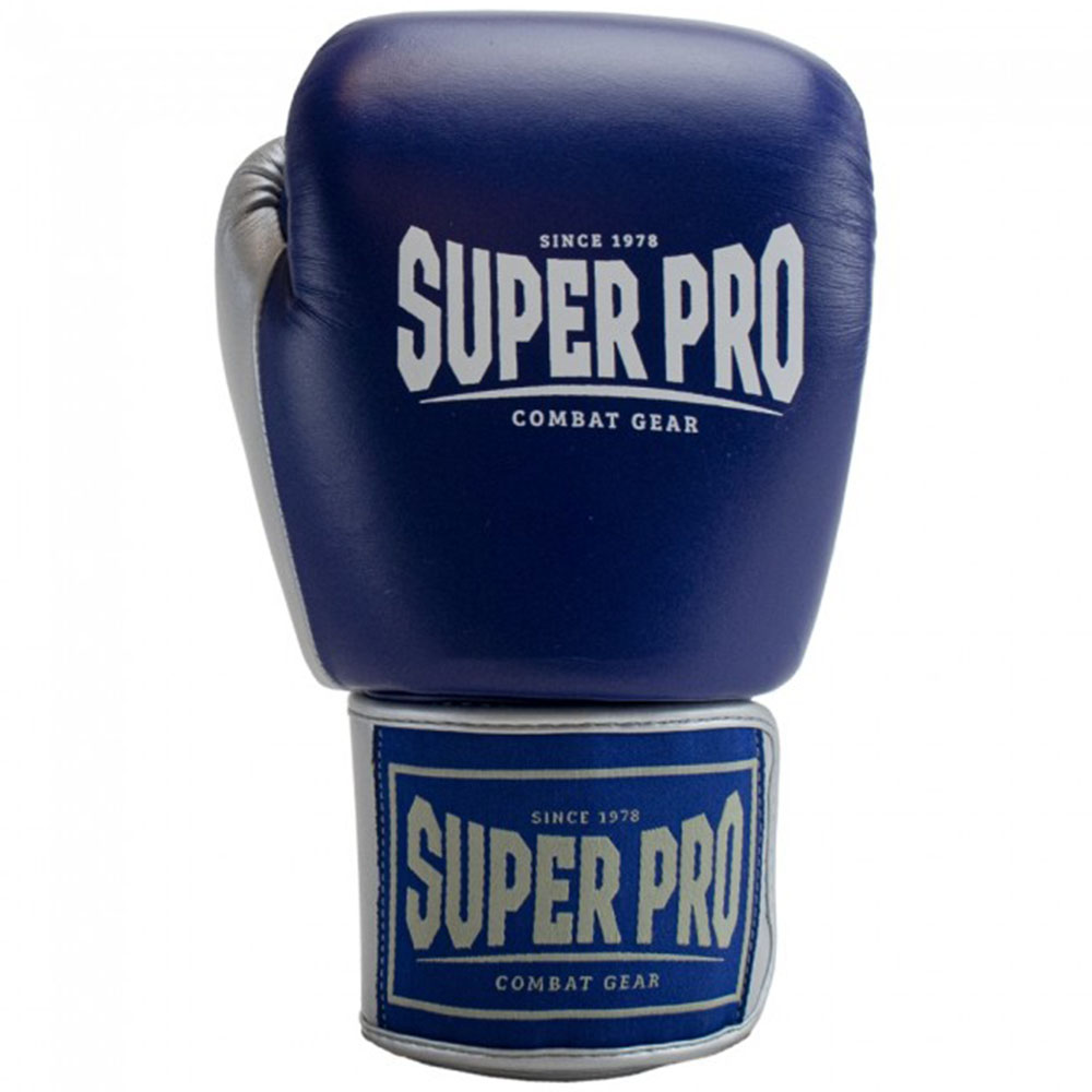 Super Pro Boxhandschuhe, Enforcer, blau-silber, 10 Oz | 10 Oz | 1420049-1