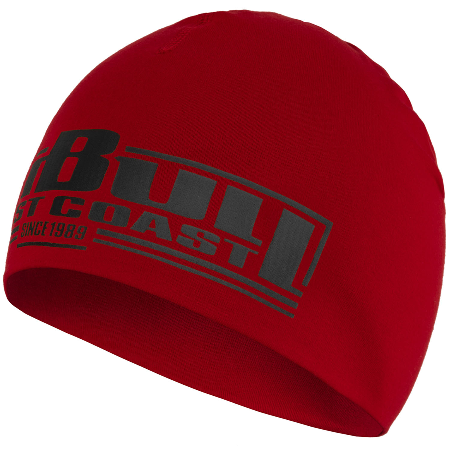 Pit Bull West Coast Beanie, Classic Boxing 2, rot