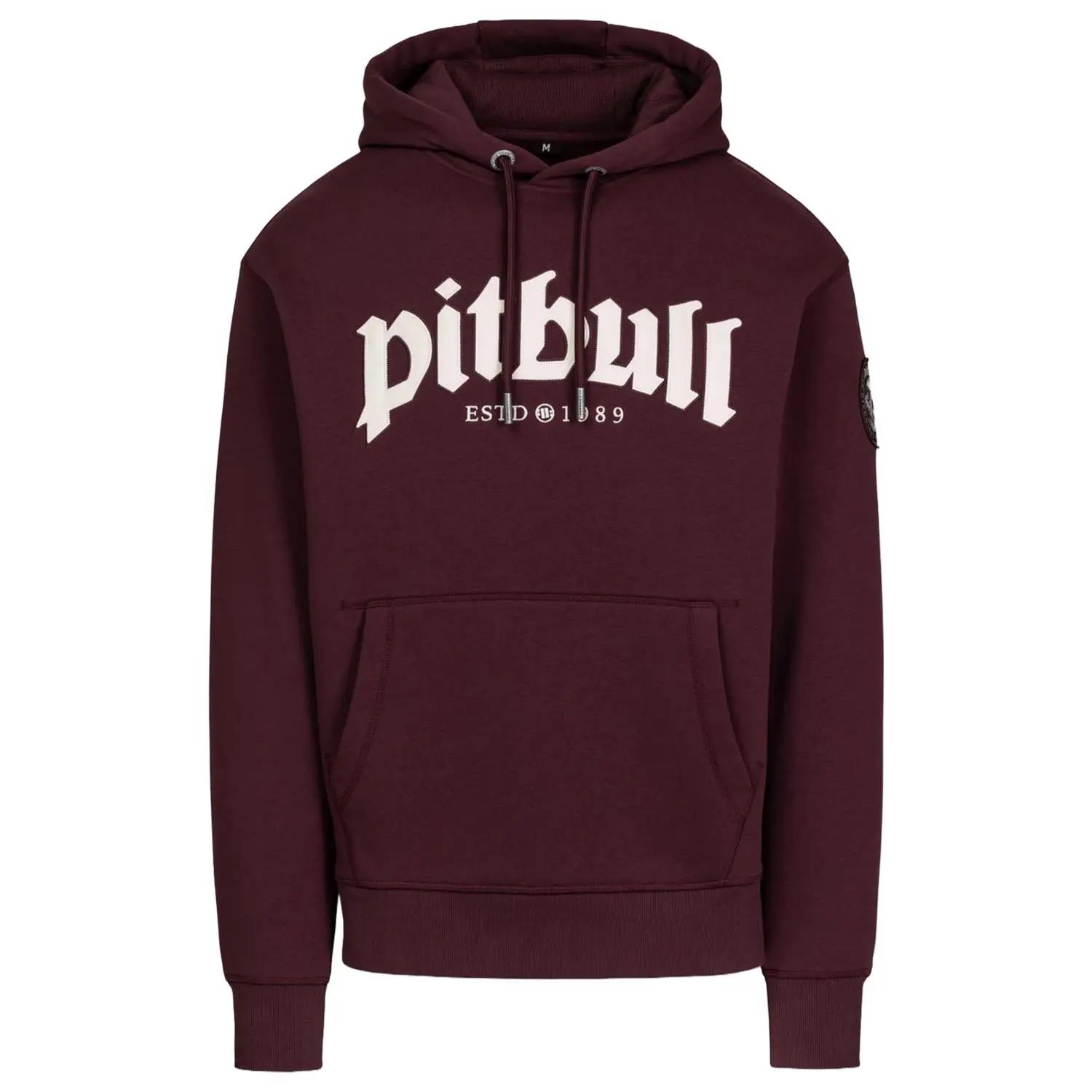 Pit Bull West Coast Hoody, Taylor, winered, XXL