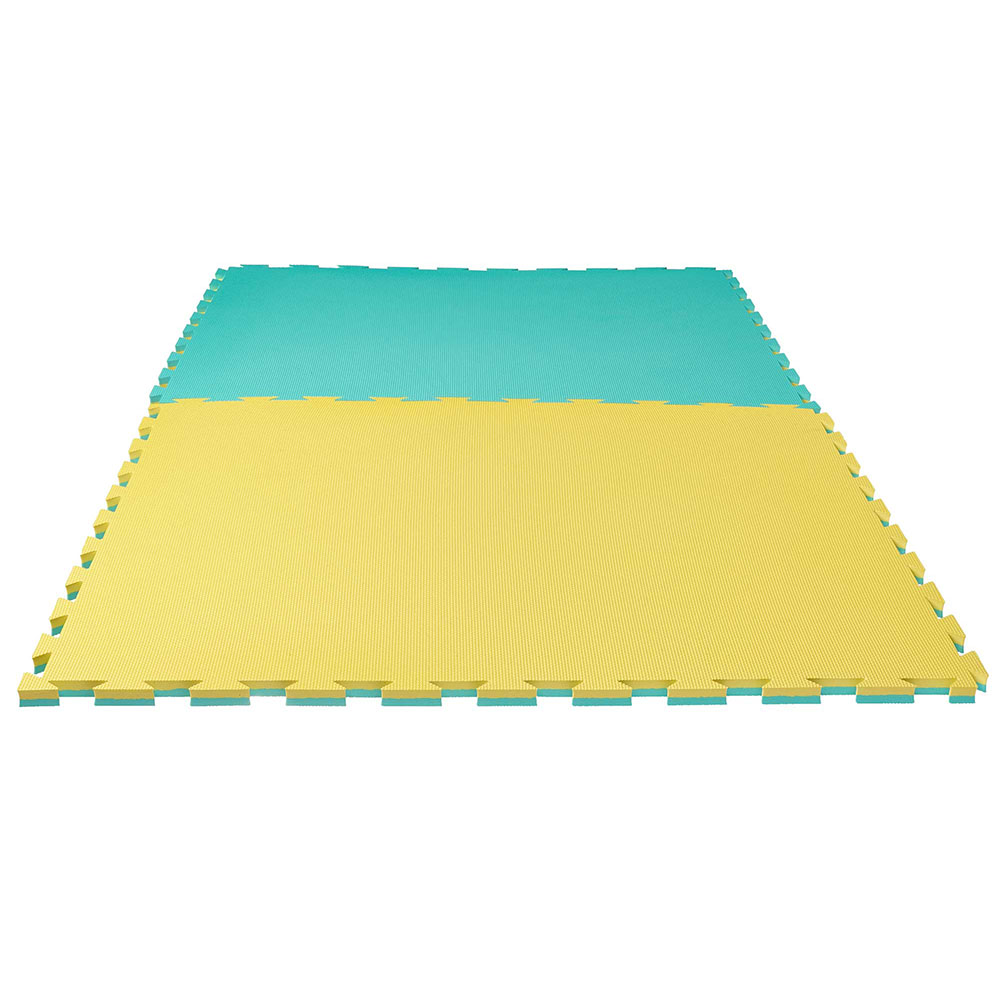 Ju-Sports Pzl-Mat, Pro Grappling Cross, yellow-green, 2 cm