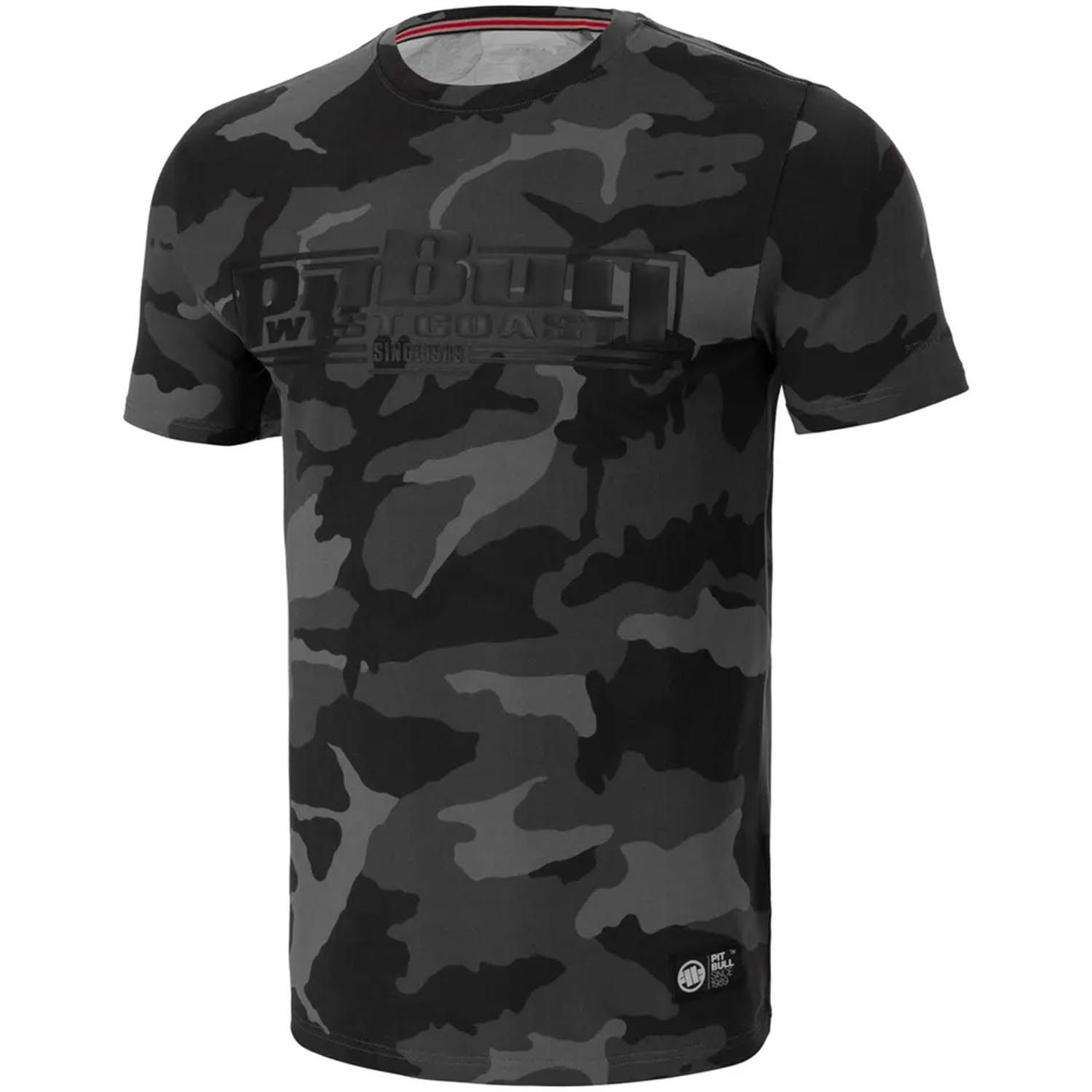 Pit Bull West Coast, T-Shirt, Classic Boxing Slim Fit, camo-black, L