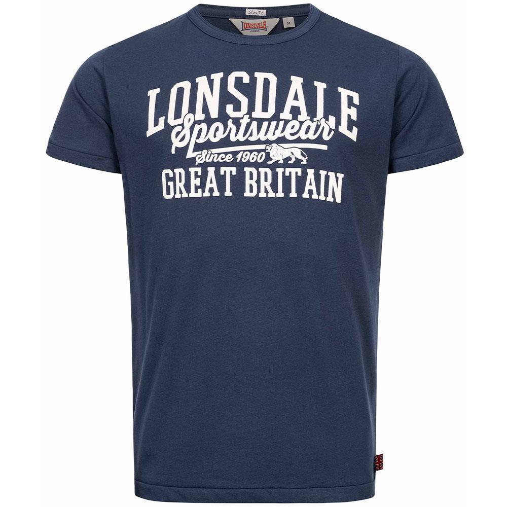 Lonsdale T-Shirt, Martinstown, navy-weiß