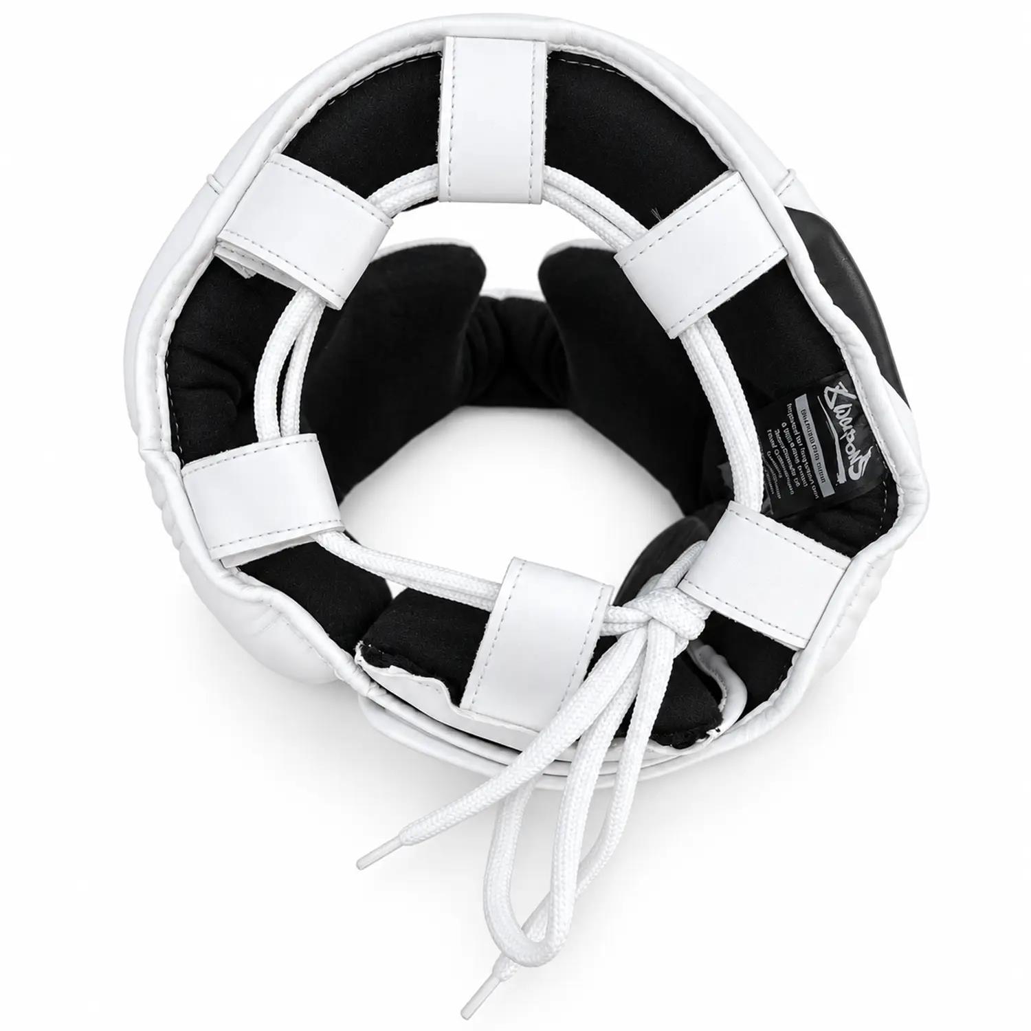 8 WEAPONS Head Guard, Unlimited 2.0, white-black, S/M