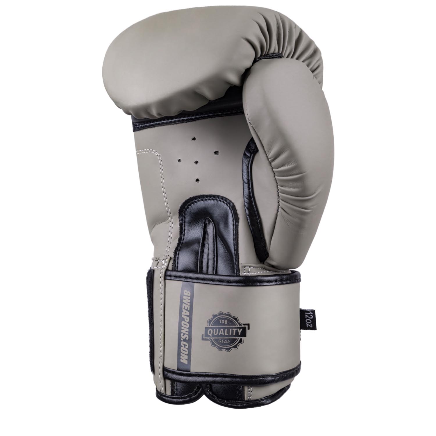 8 WEAPONS Boxing Gloves, Unlimited 2.0, sand-black, 16 Oz