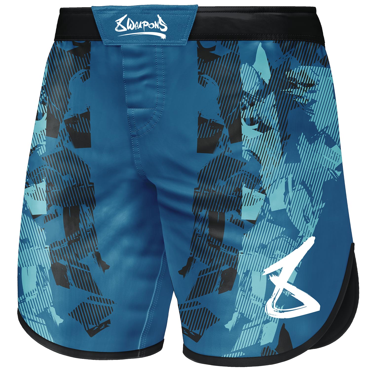 8 WEAPONS Fight Shorts, Hit 2.0, navy-black, XXL