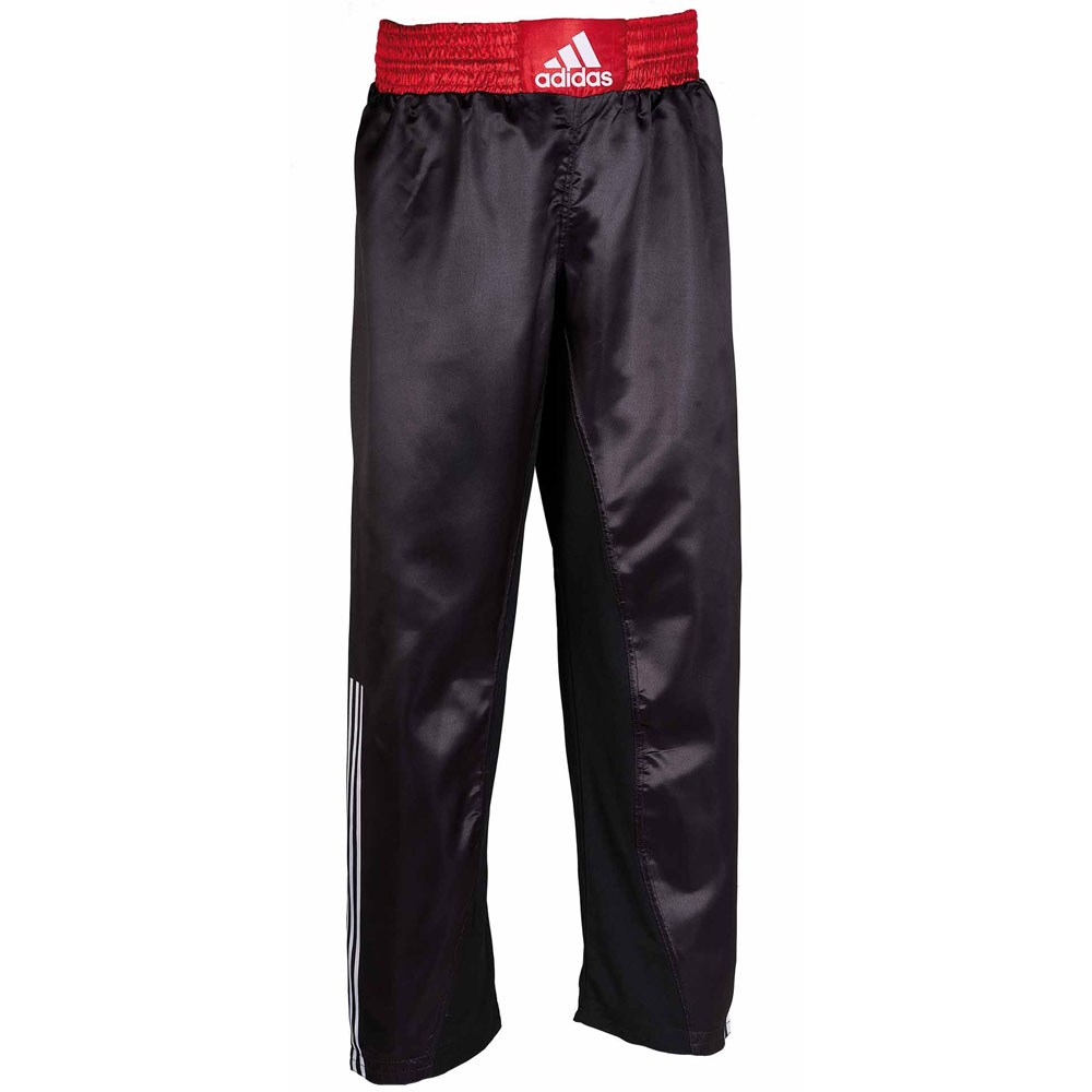 adidas Kickboxhosen, schwarz-rot, XL
