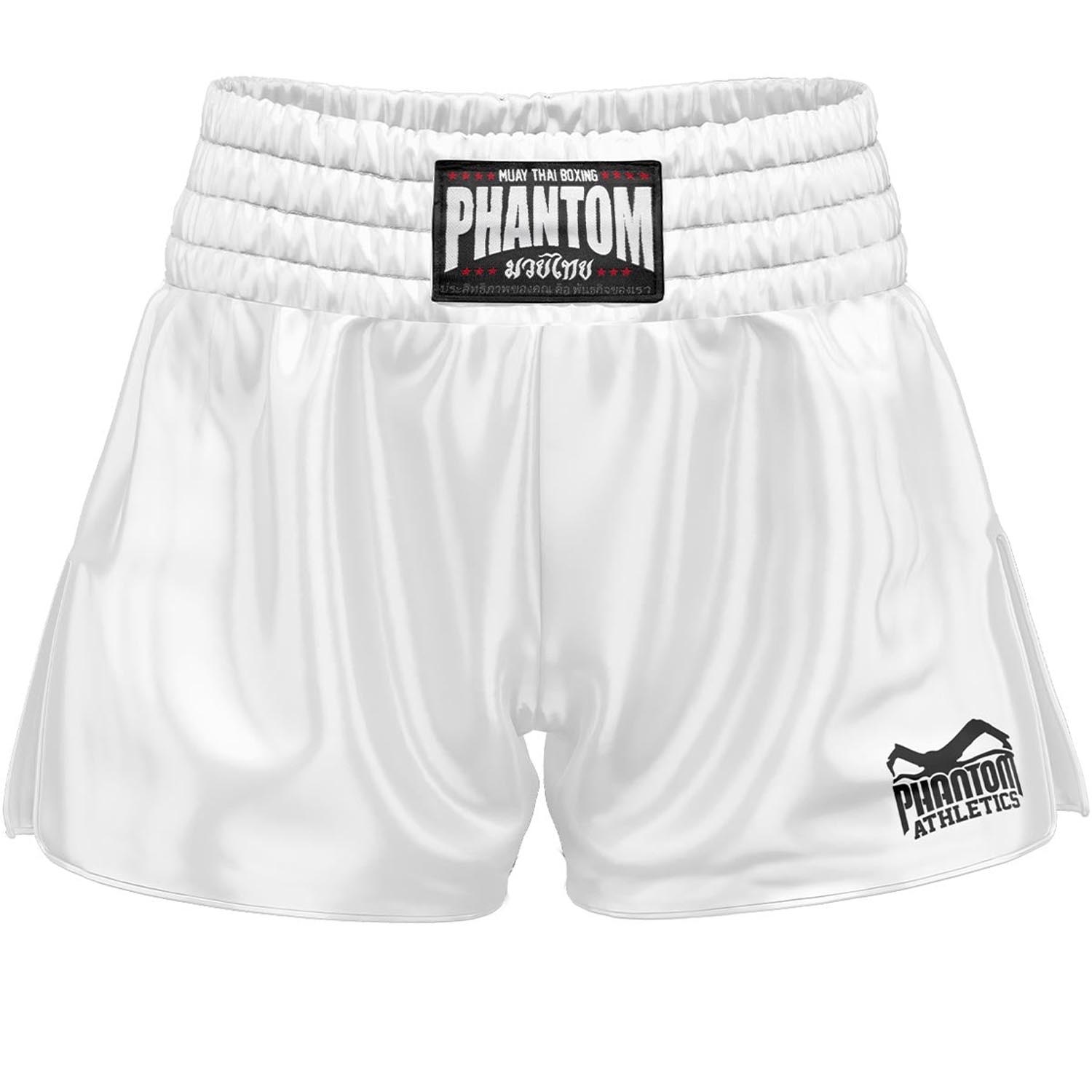 Phantom Athletics Muay Thai Shorts, Team, weiß, XL