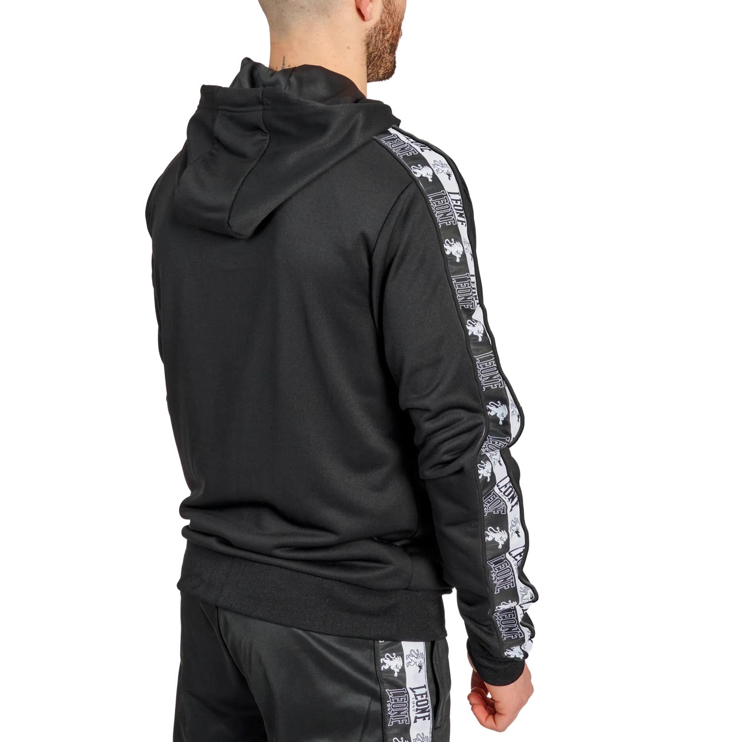 LEONE Hoody, Iconic, black-white, XXL