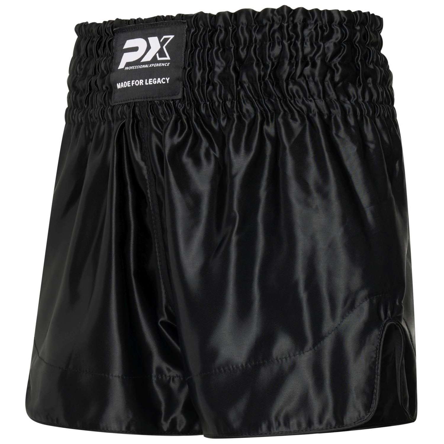 PX Muay Thai Shorts, Legacy, black, XXL