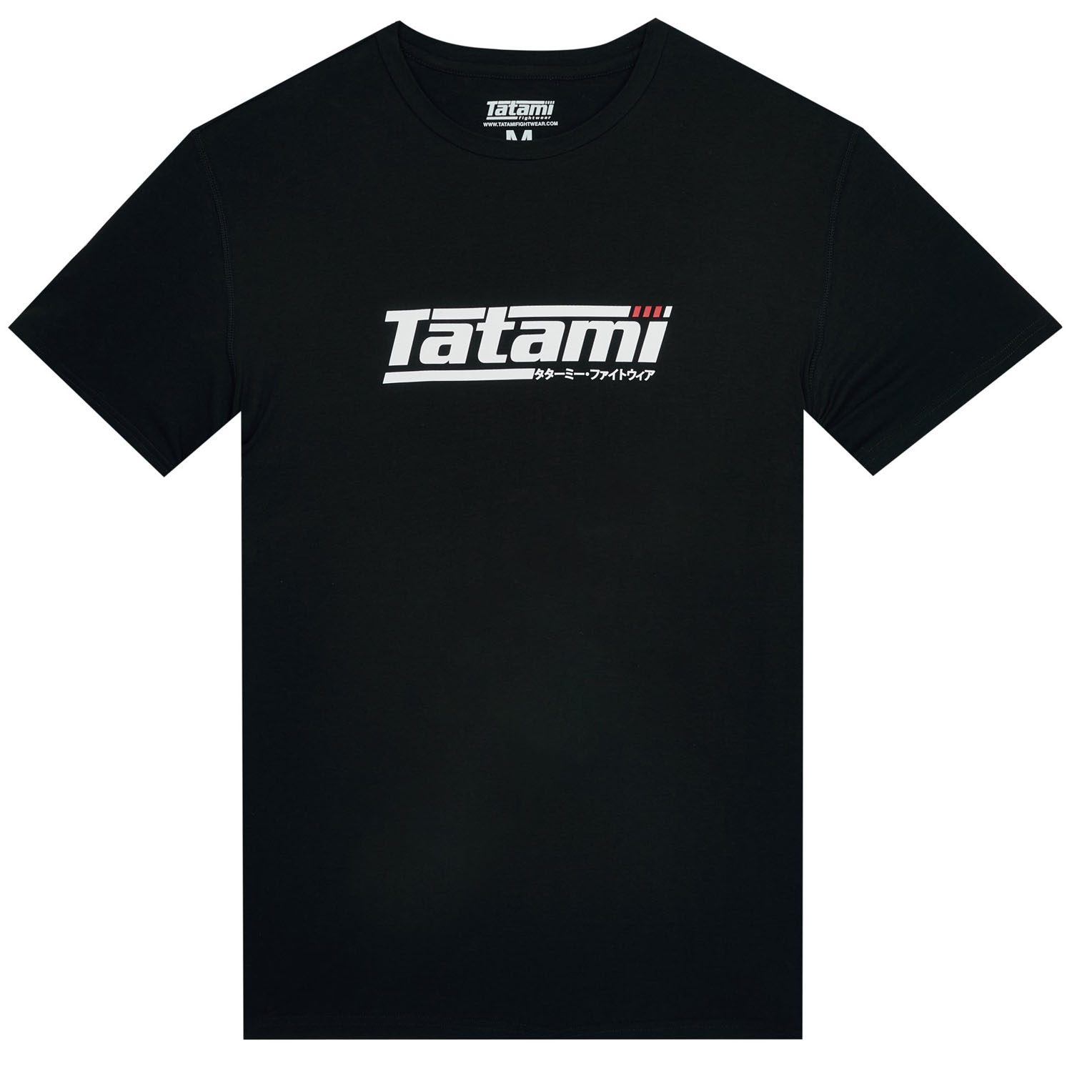 Tatami T-Shirt, Logo, schwarz-weiß