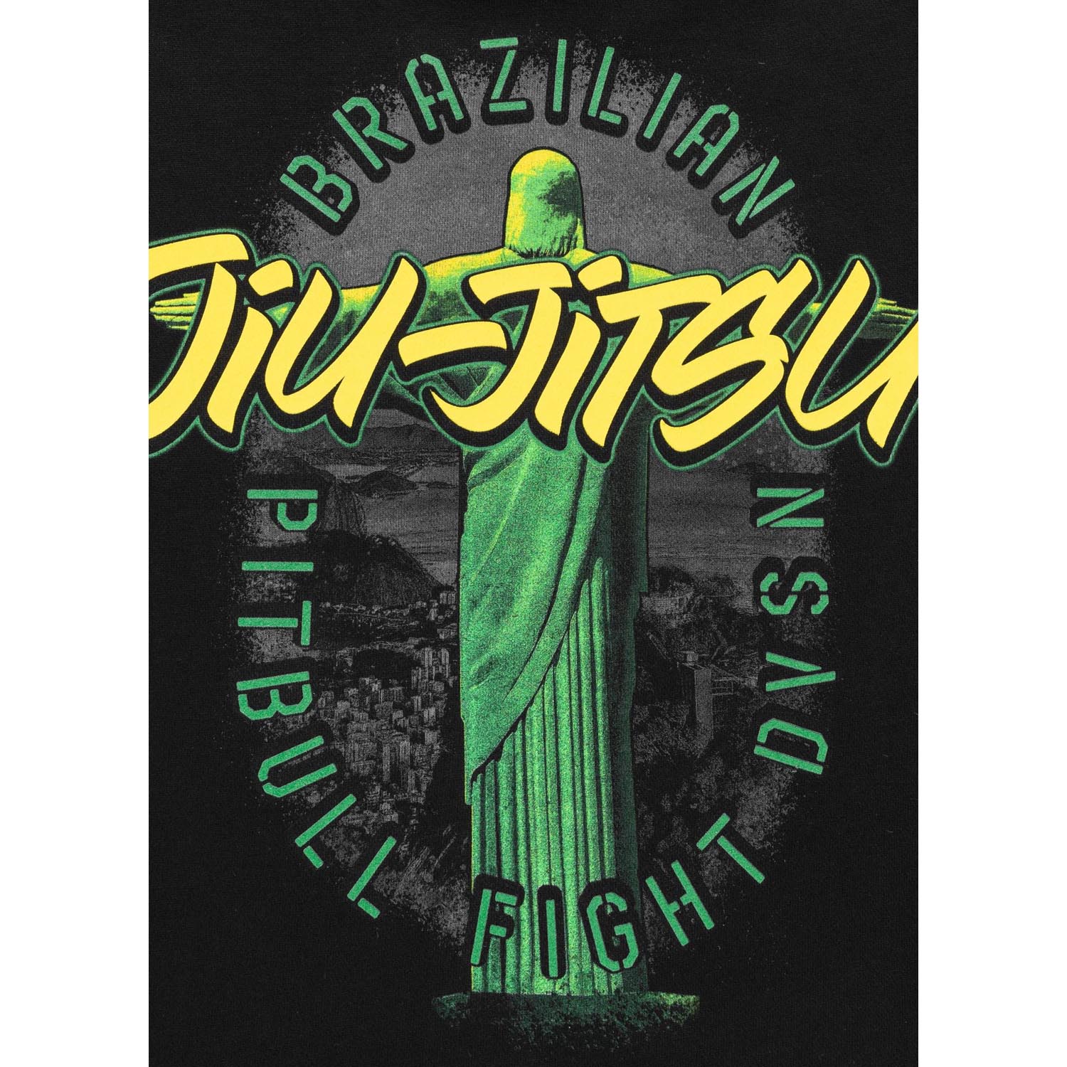 Pit Bull West Coast Hoody, BJJ Fight DVSN, black, L