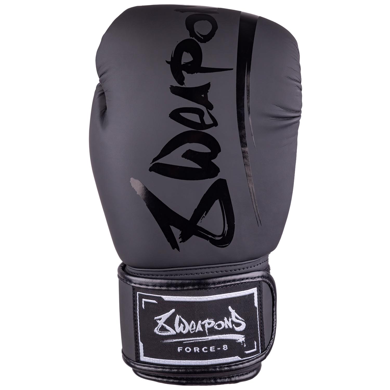 8 WEAPONS Boxing Gloves, Force 8, black-black, 10 Oz