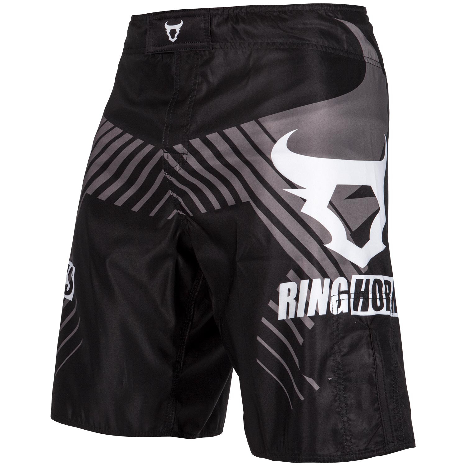 Ringhorns MMA Fight Shorts, Charger, schwarz