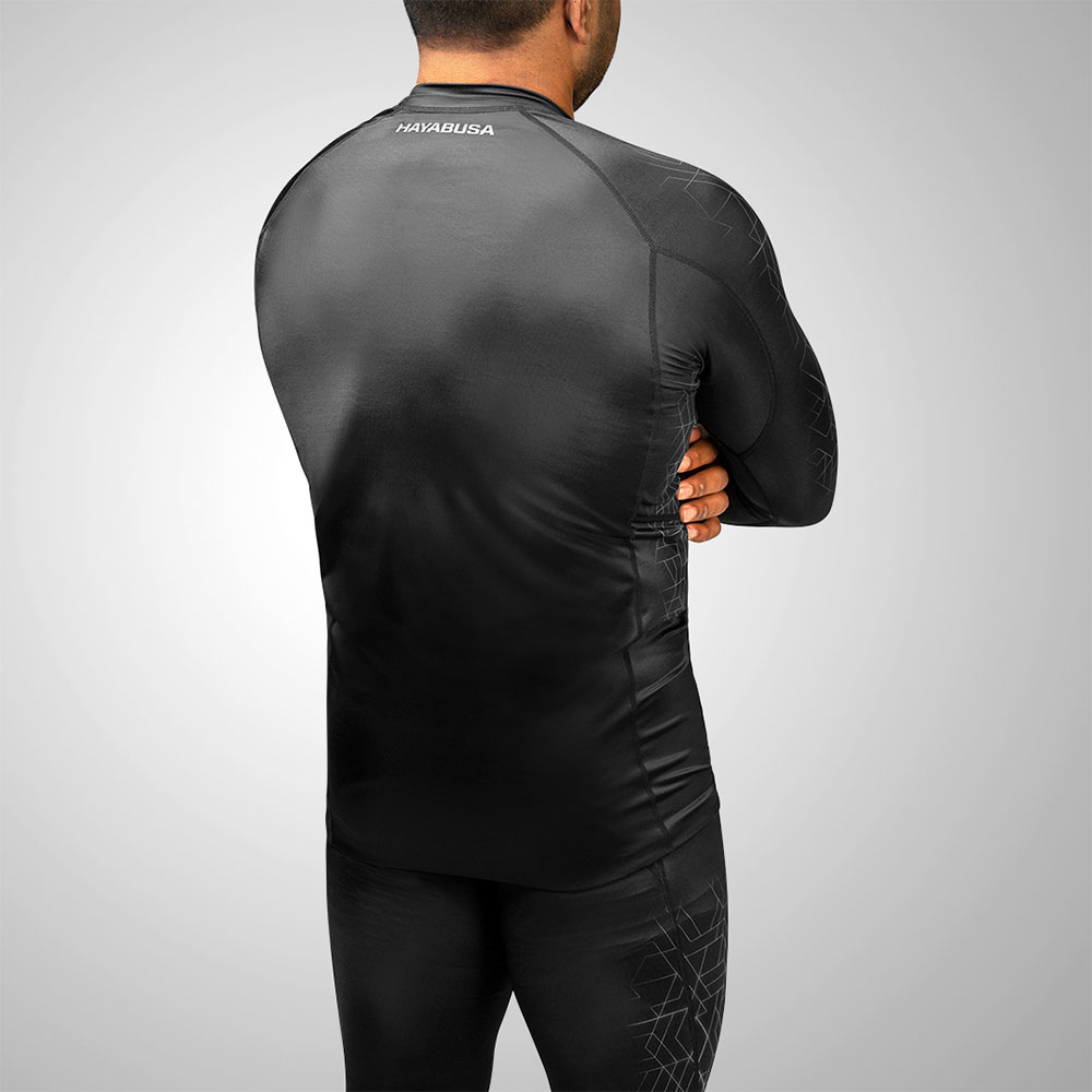 Hayabusa Rashguard, L/S, GEO, grey
