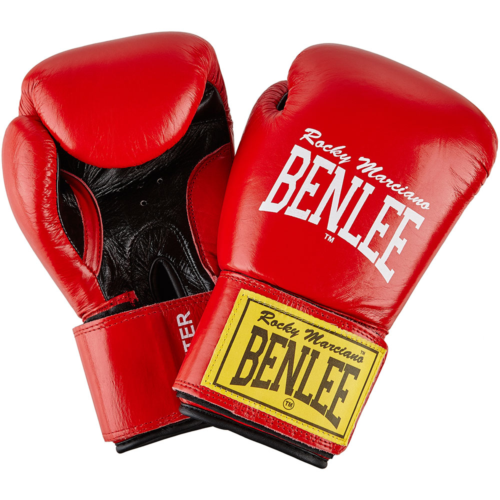 BENLEE Boxing Gloves, Fighter, red-black, 10 Oz