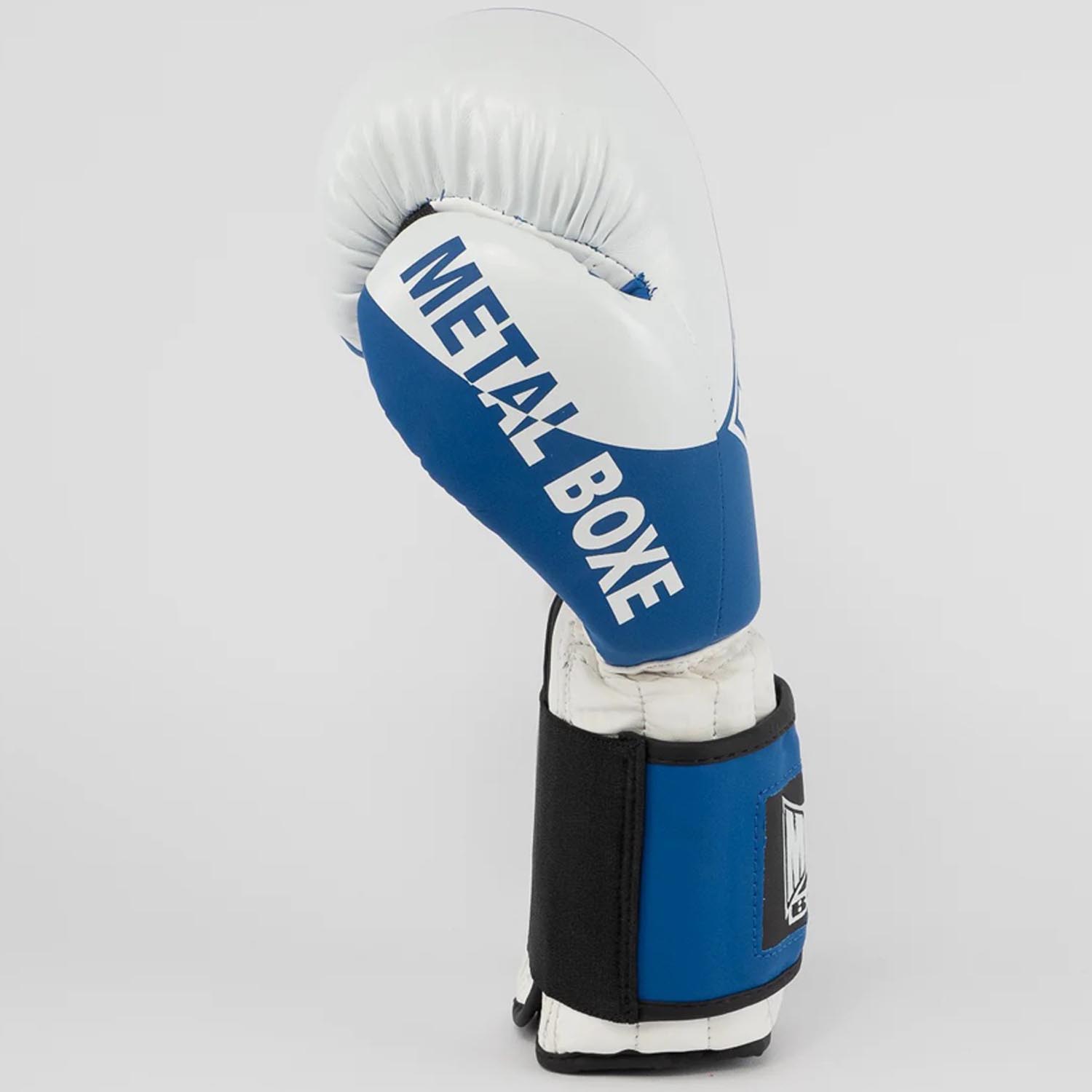 Metal Boxe Boxing Gloves, Savate, blue-white, 16 Oz