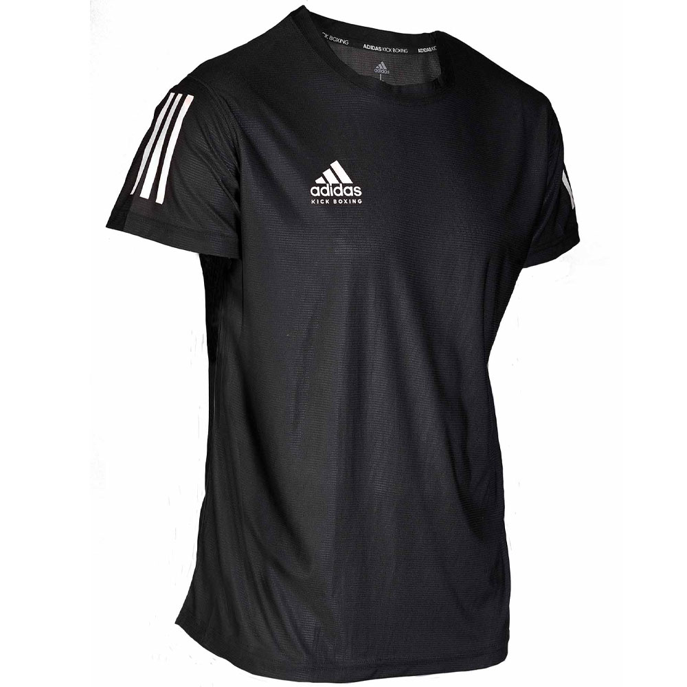adidas T-Shirt, Kickboxing, Basic, schwarz-weiß