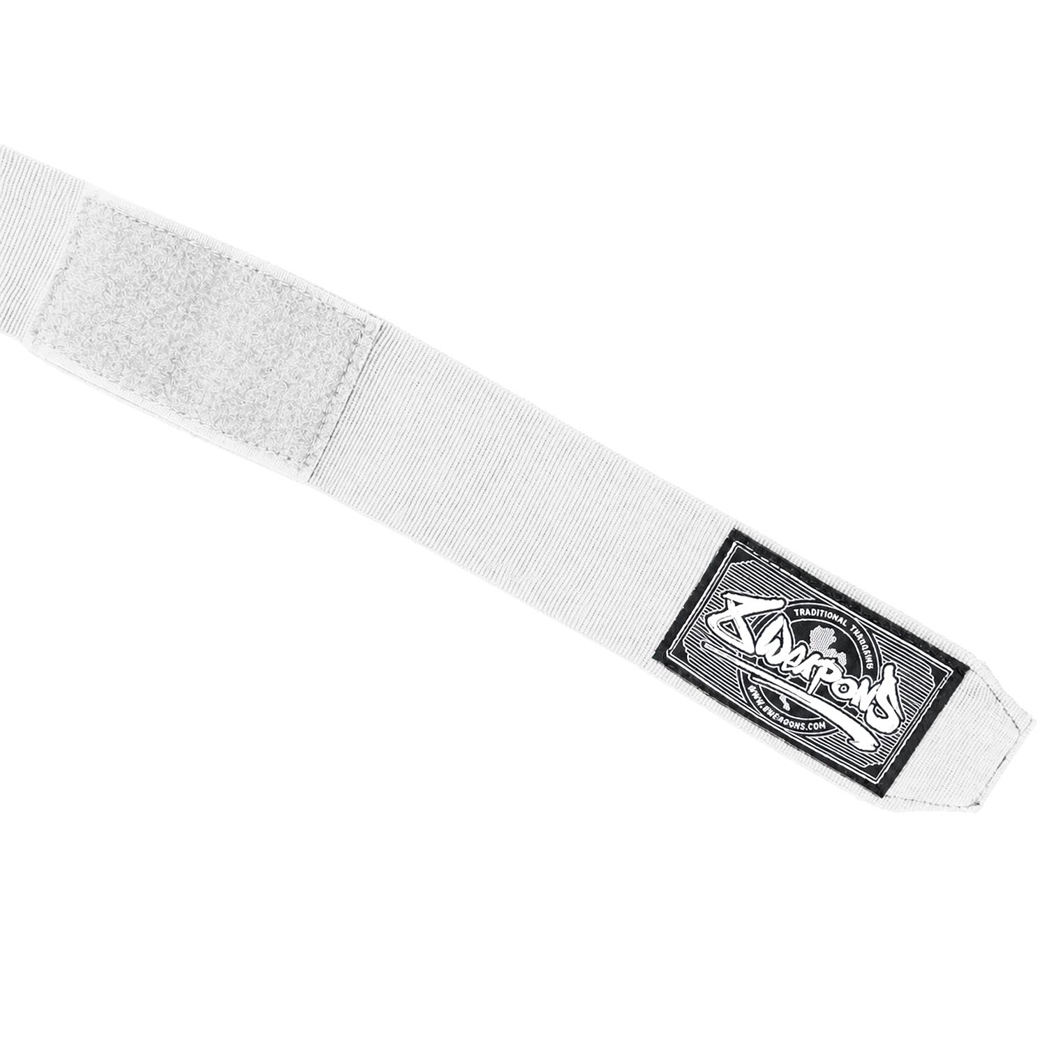 8 WEAPONS Hand Wraps, semi-elastic, 5 m, white