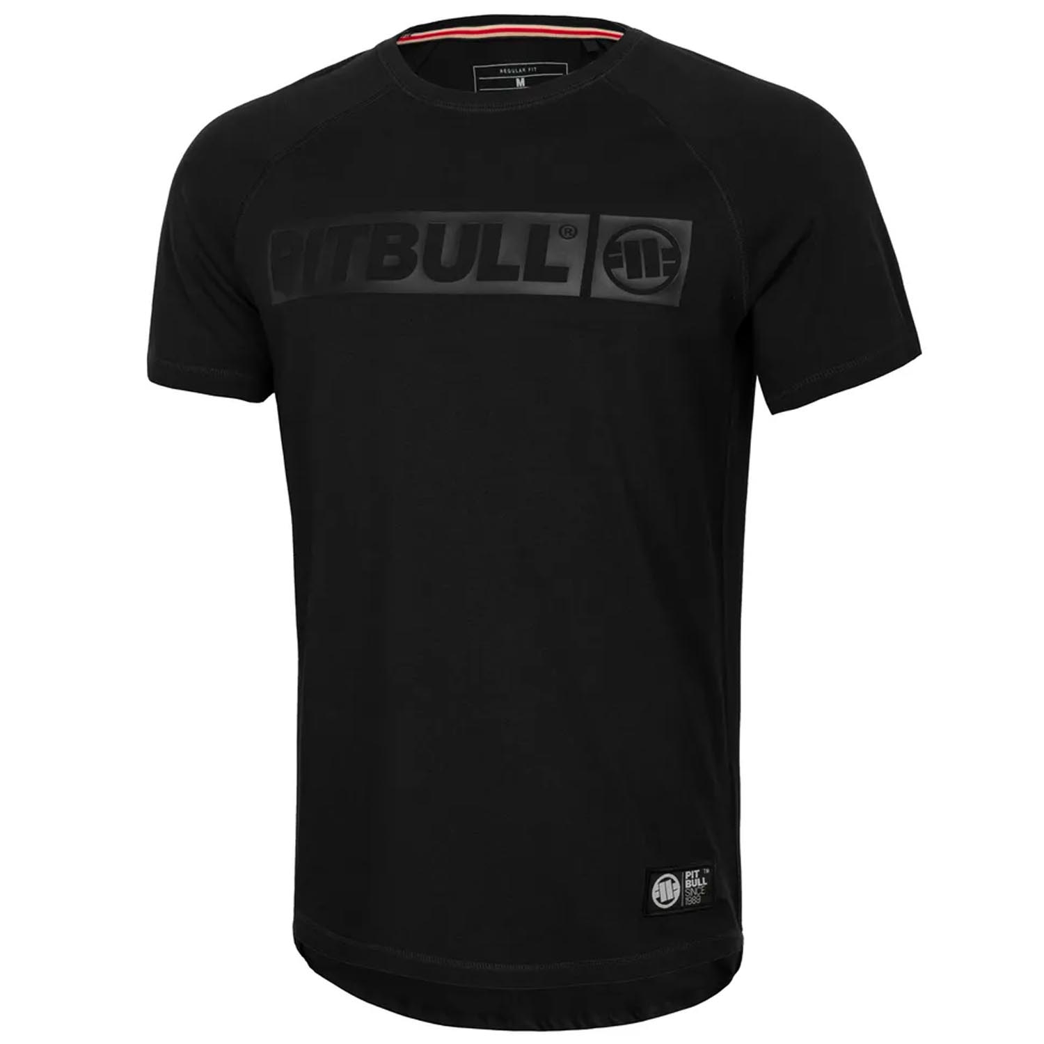 Pit Bull West Coast T-Shirt, Hilltop 210 Spandex, schwarz-schwarz