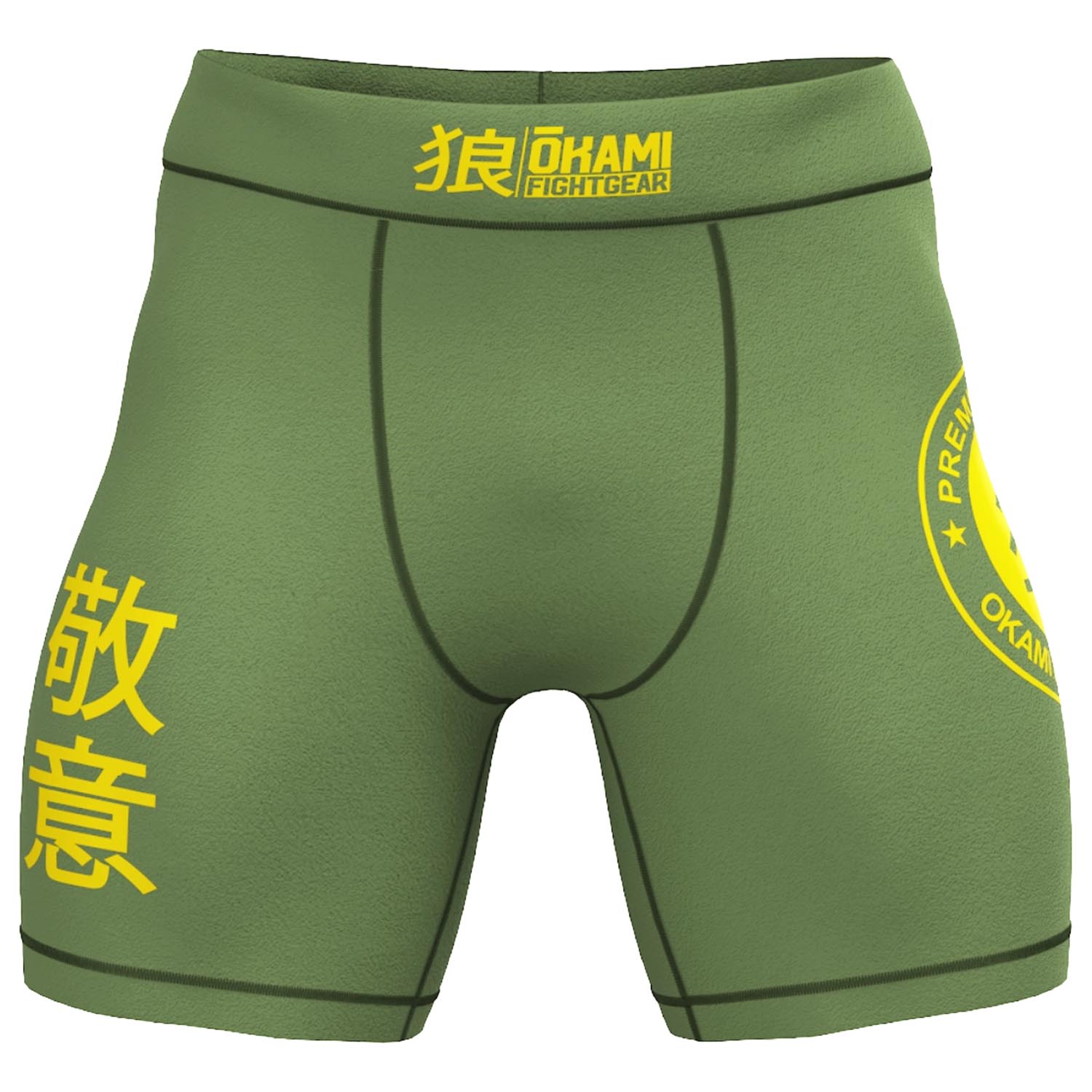 OKAMI Compression Shorts, Keii, khaki, XL