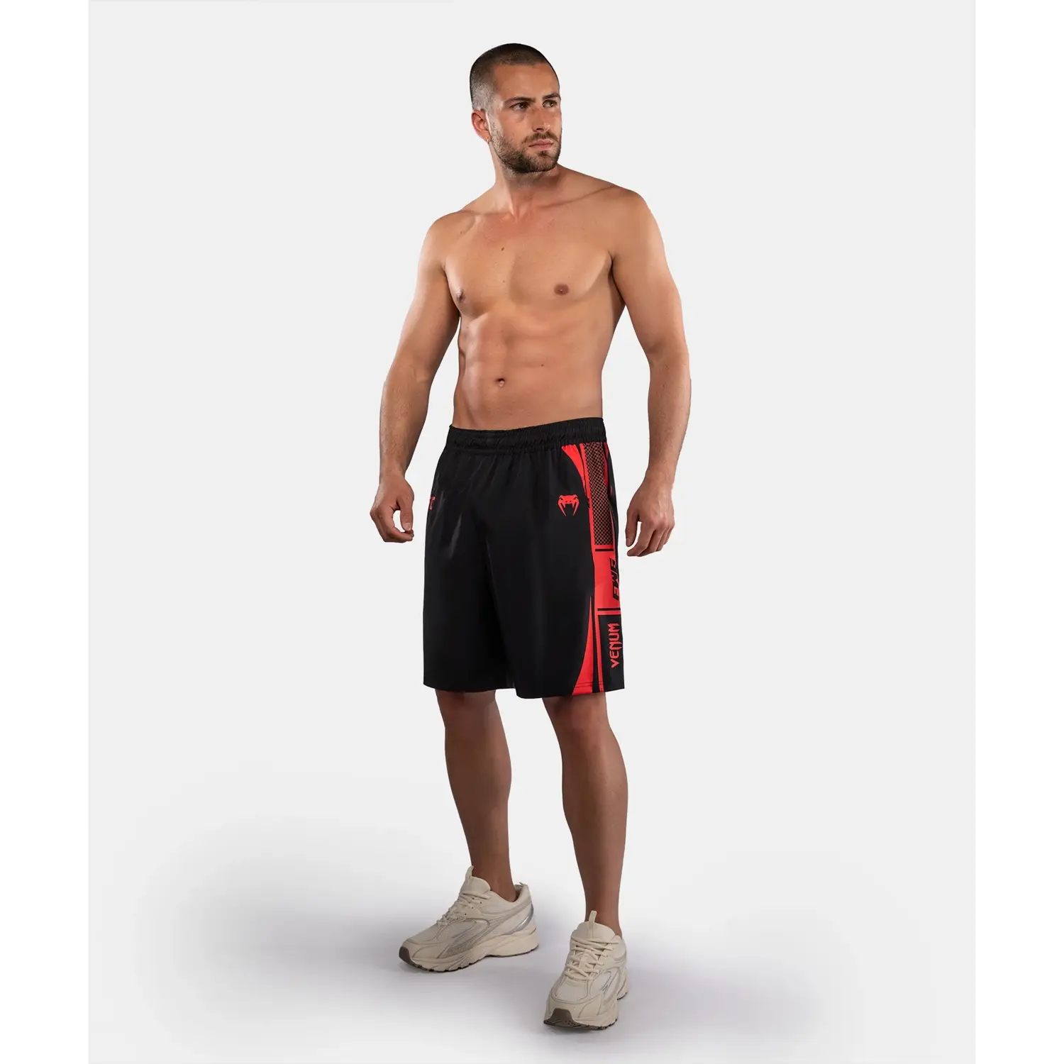 VENUM Training Shorts, UFC Unity, black-red, S