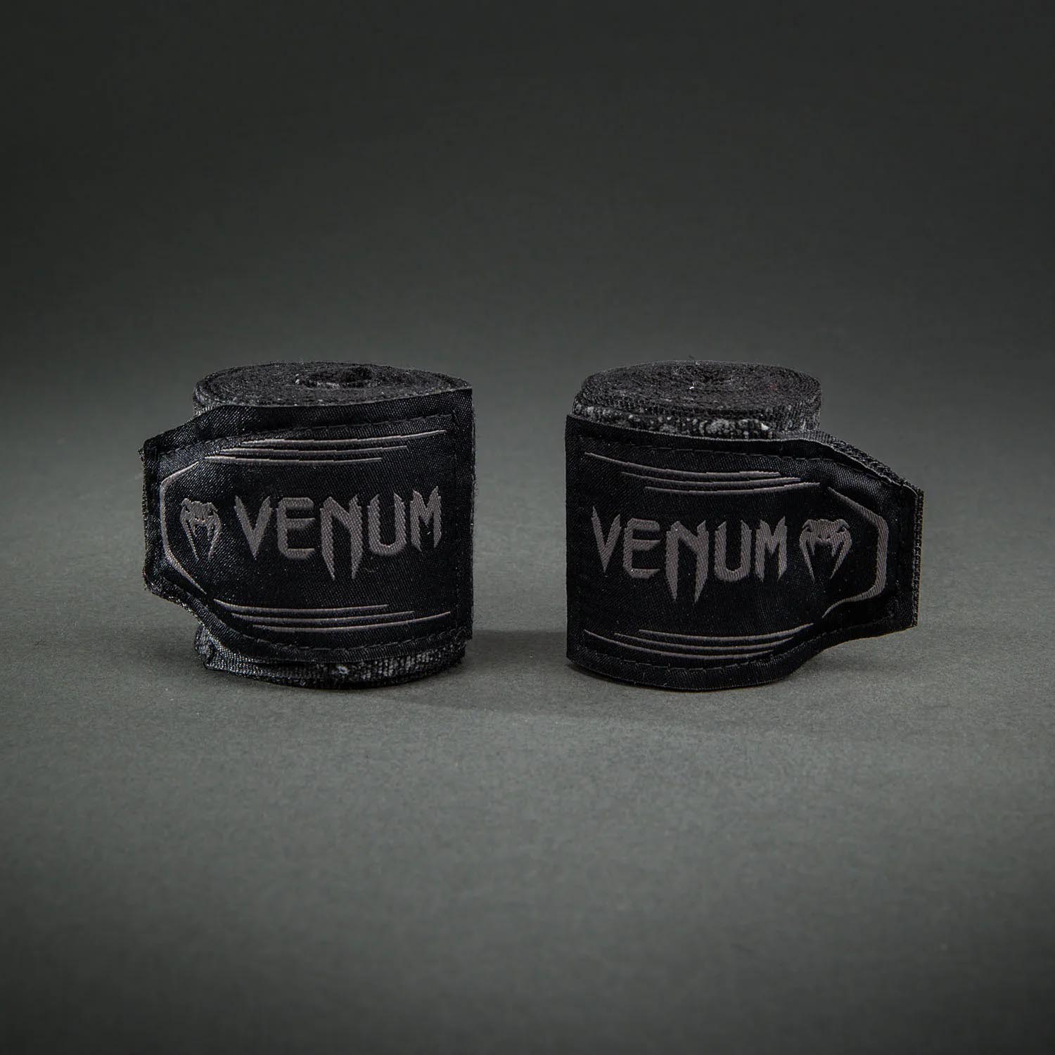 VENUM Handwraps, Santa Muerte, semi-elastic, 3 m, black-white