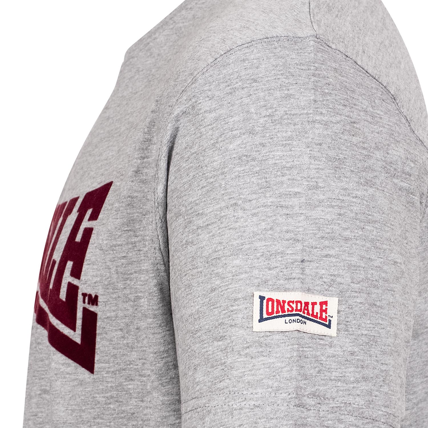 Lonsdale T-Shirt, LL008 One Tone, grey, XXXL