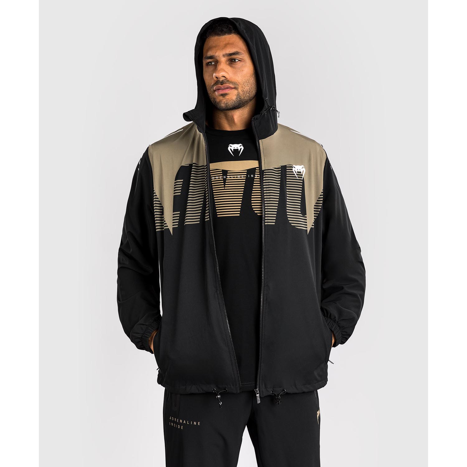 VENUM Trainings Jacket, Adrenaline, black-sand, S