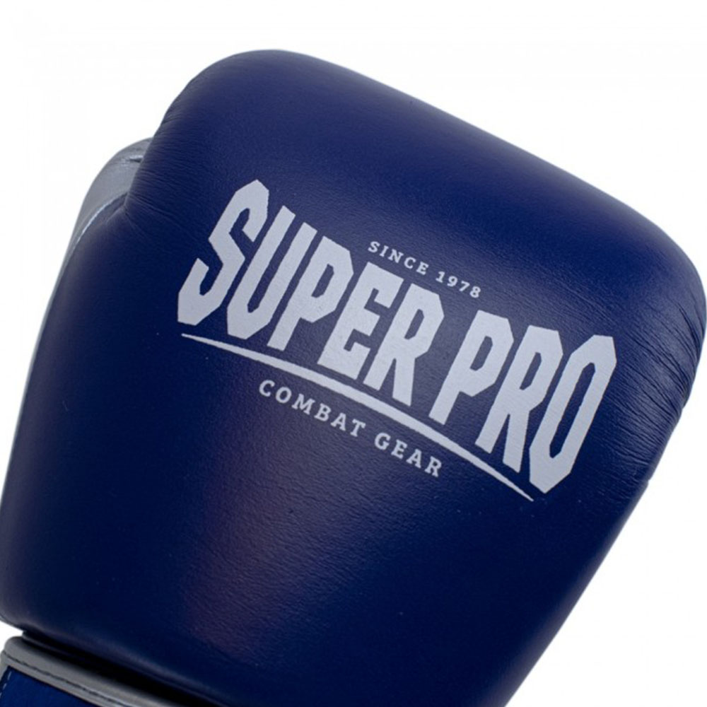 Super Pro Boxhandschuhe, Enforcer, blau-silber, 10 Oz | 10 Oz | 1420049-1